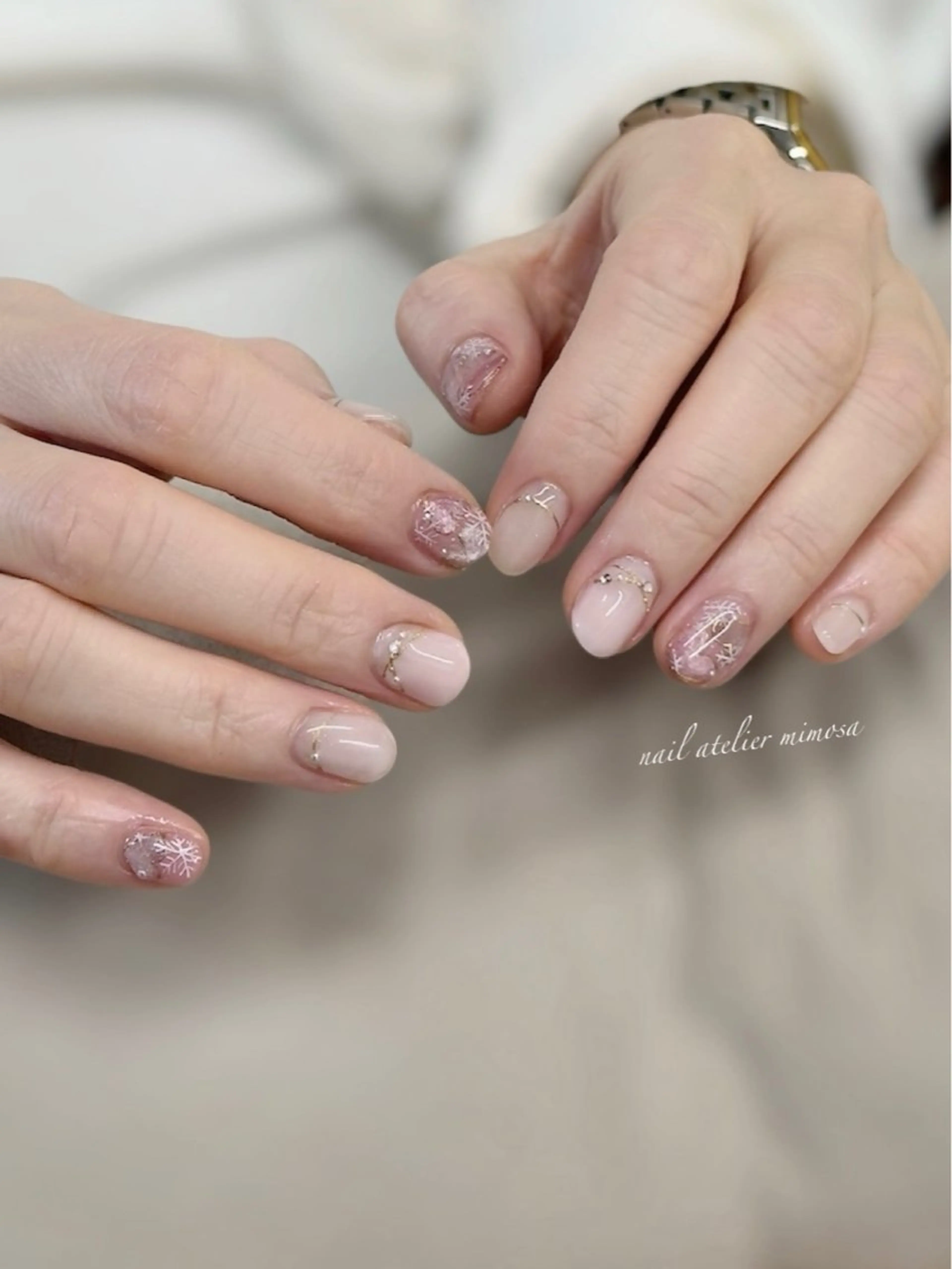 ネイル ハンドネイル アトリエ　ミモザ所属・いまむら あかりのネイルデザイン