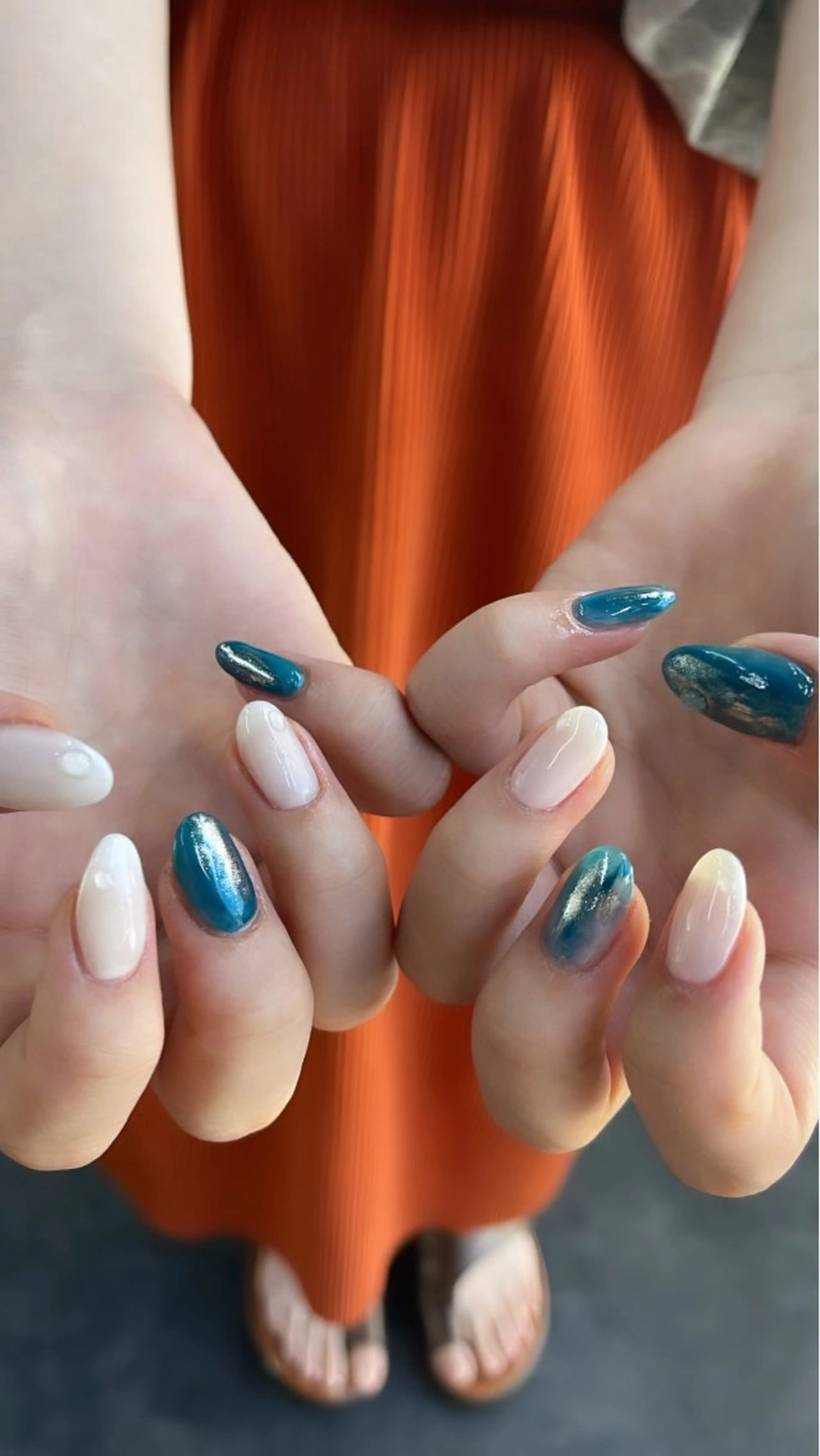 ネイル ハンドネイル GRANDE大須 Cecil💜のネイルデザイン