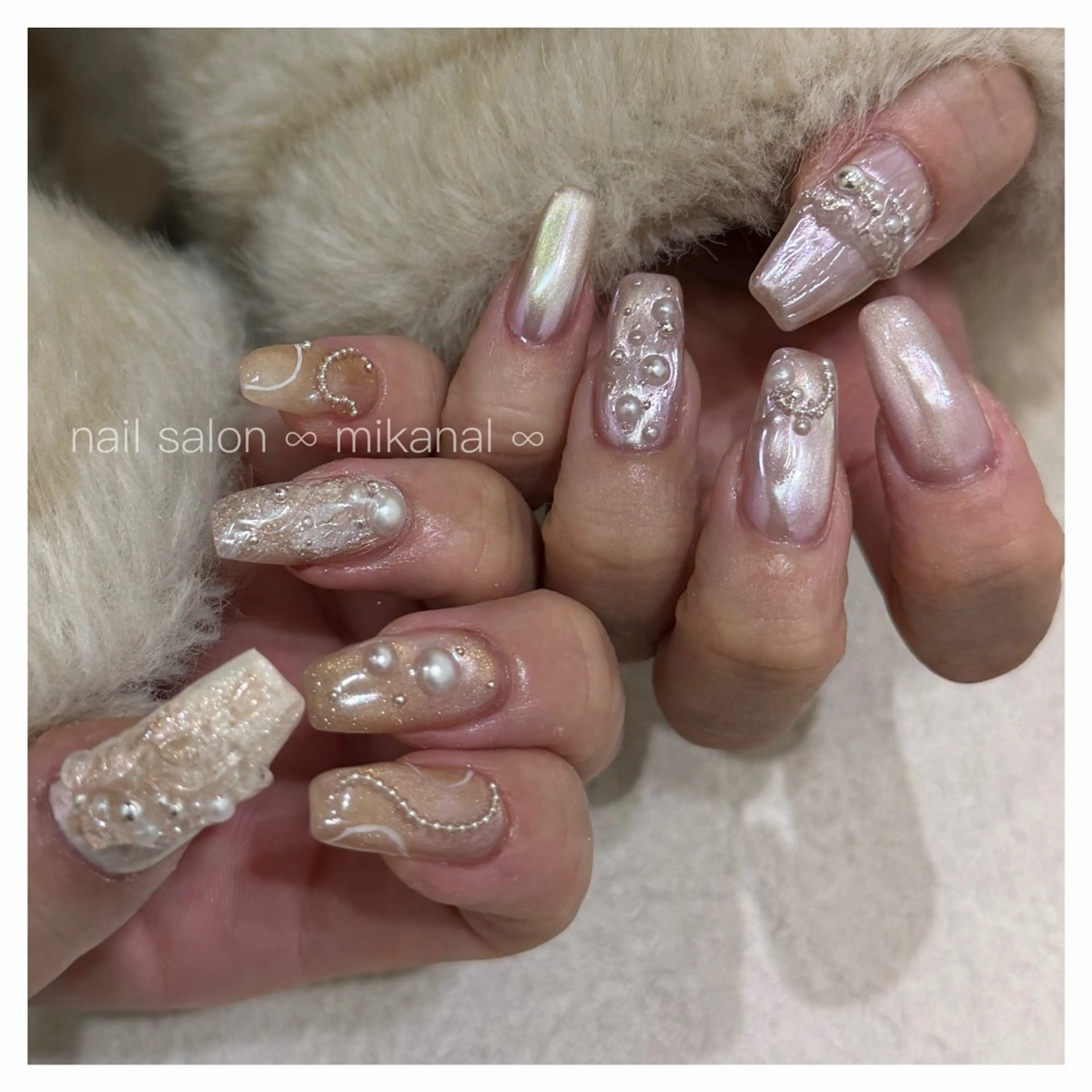 ネイル ハンドネイル nail salon  ∞ mikanal ∞所属・nailsalon ∞ ﾐｶﾅﾙ ∞のネイルデザイン