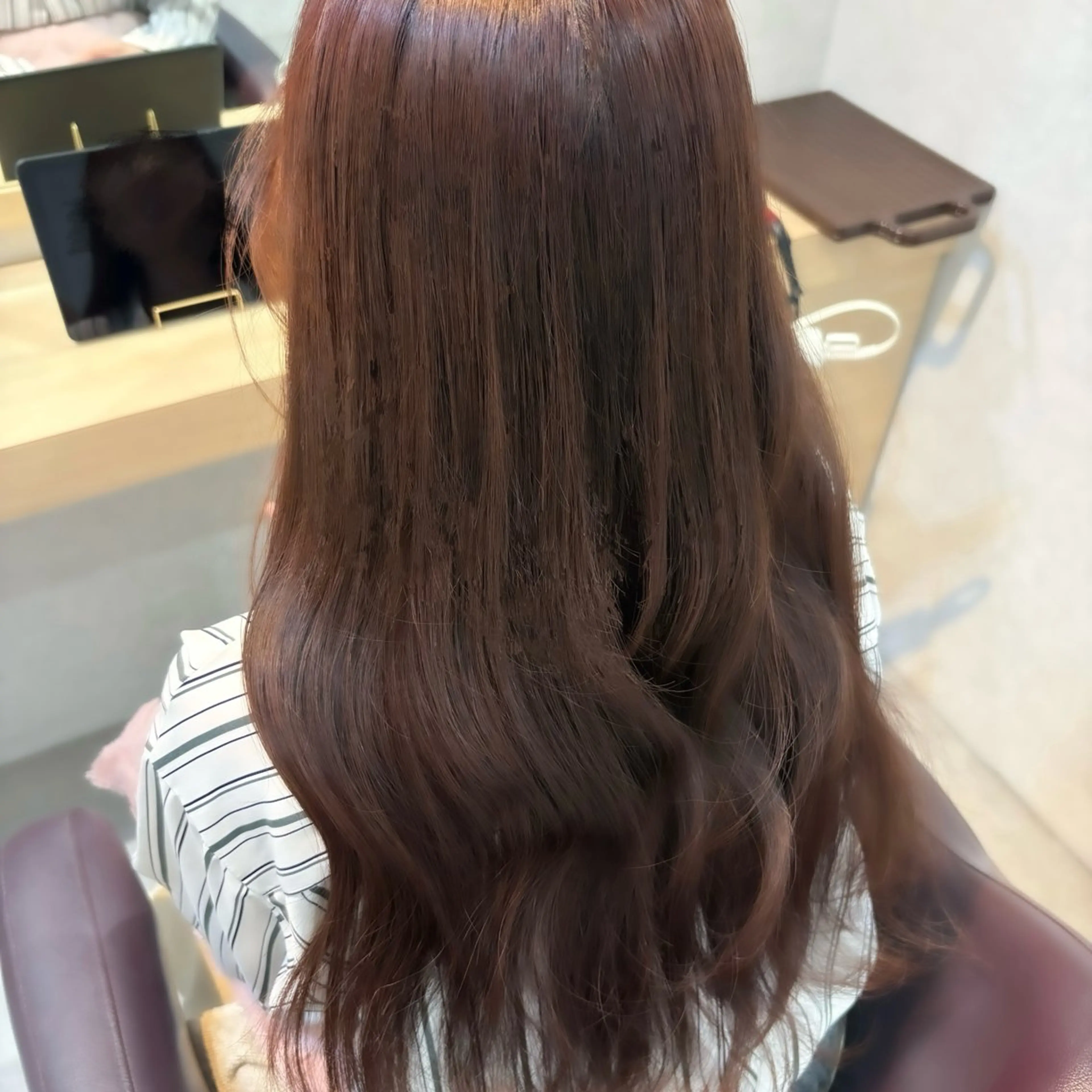 ロング カラー カット ヘアカラー トリートメント ブラウンカラー 🫧tomoka🫧のヘアスタイル