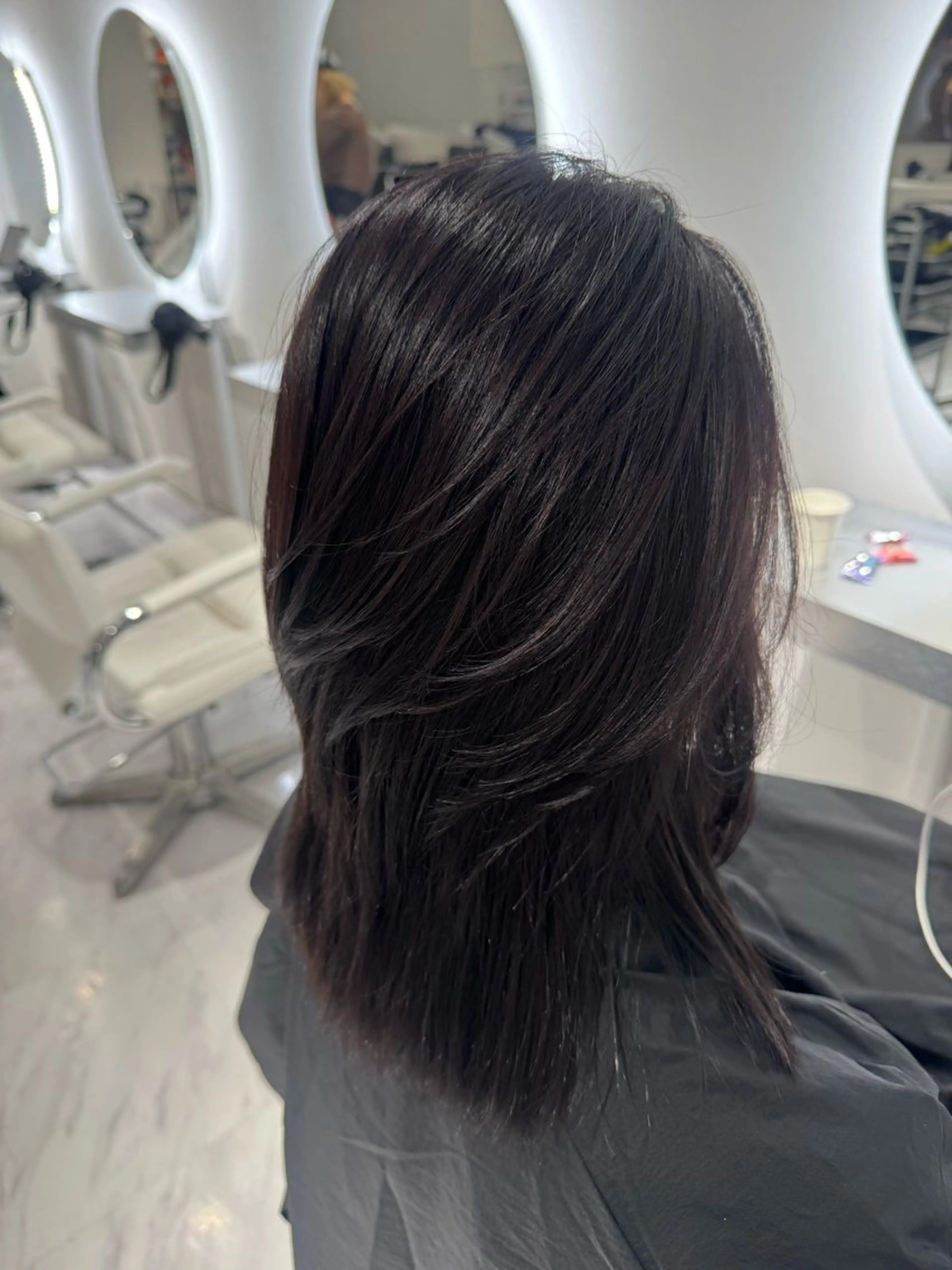 ミディアム ヘアカラー トリートメント rina/デザイン カラー/上野のヘアスタイル