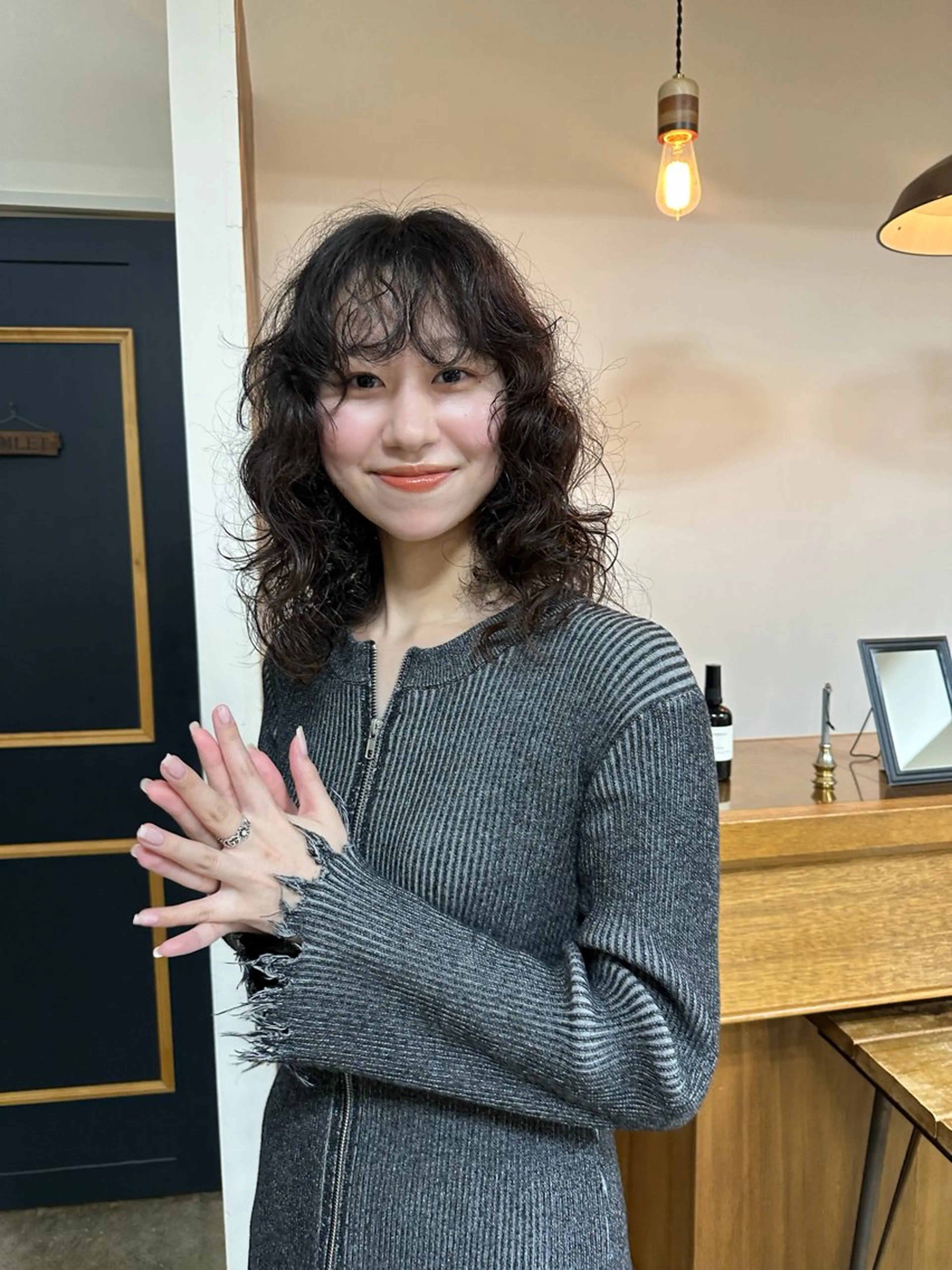 ミディアム NAGISA 🎀透明感カラー🎀のヘアスタイル