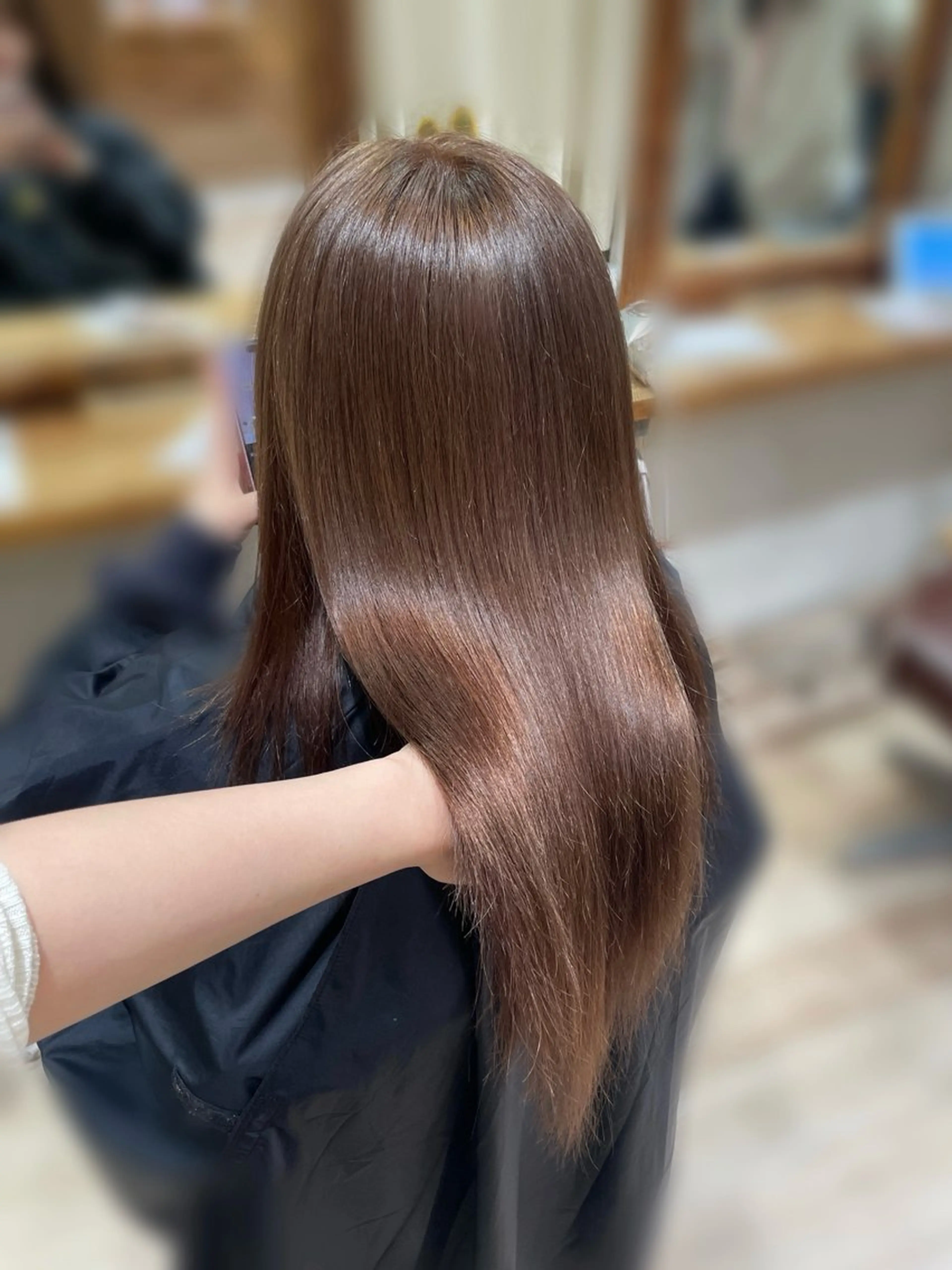 セミロング カラー ヘアカラー cut/nail ▫️イチカ🌻のネイルデザイン