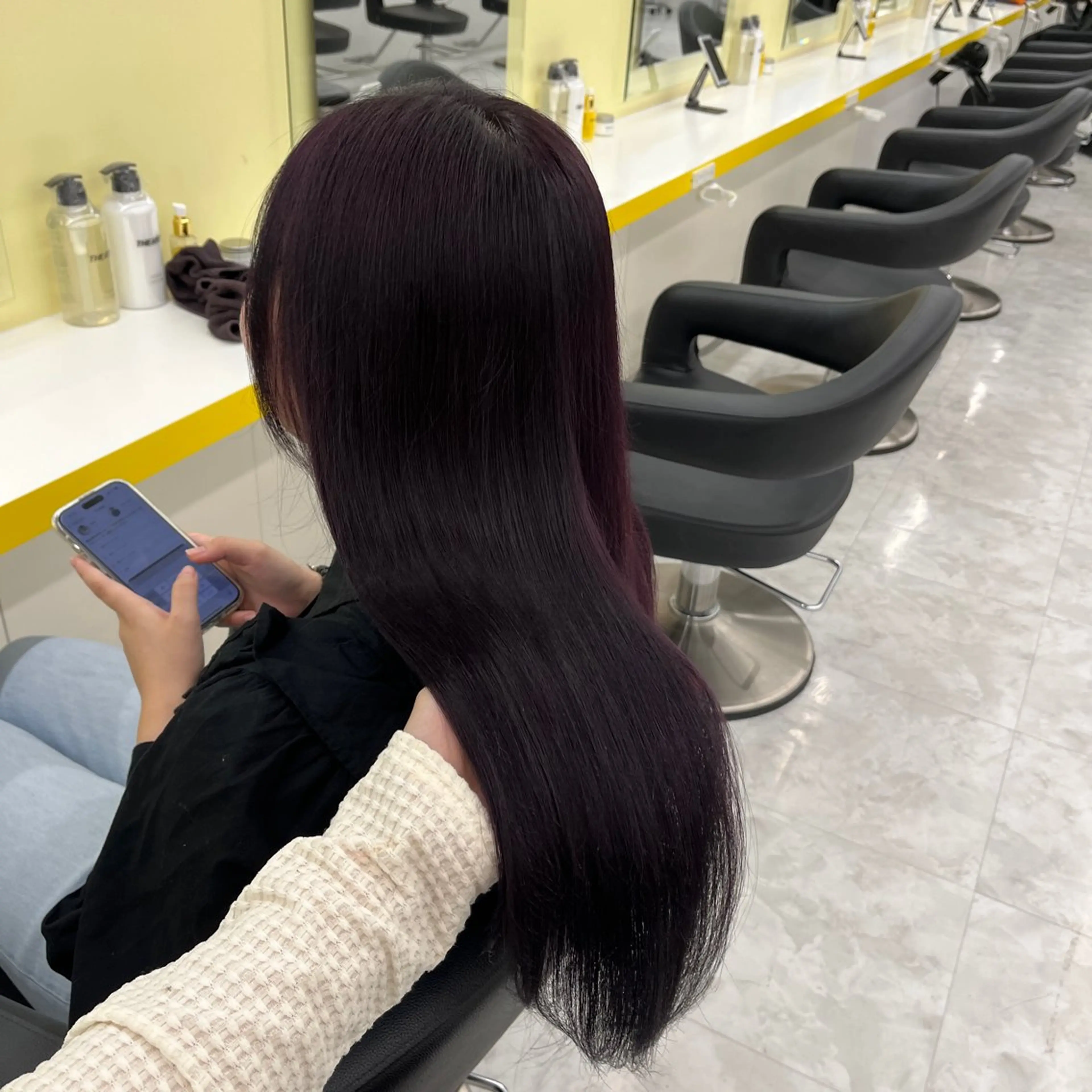 ロング カラー ヘアアレンジ ヘアカラー トリートメント ヘアセット 🎀Girly艶髪カ ラー🎀Harukaのヘアスタイル