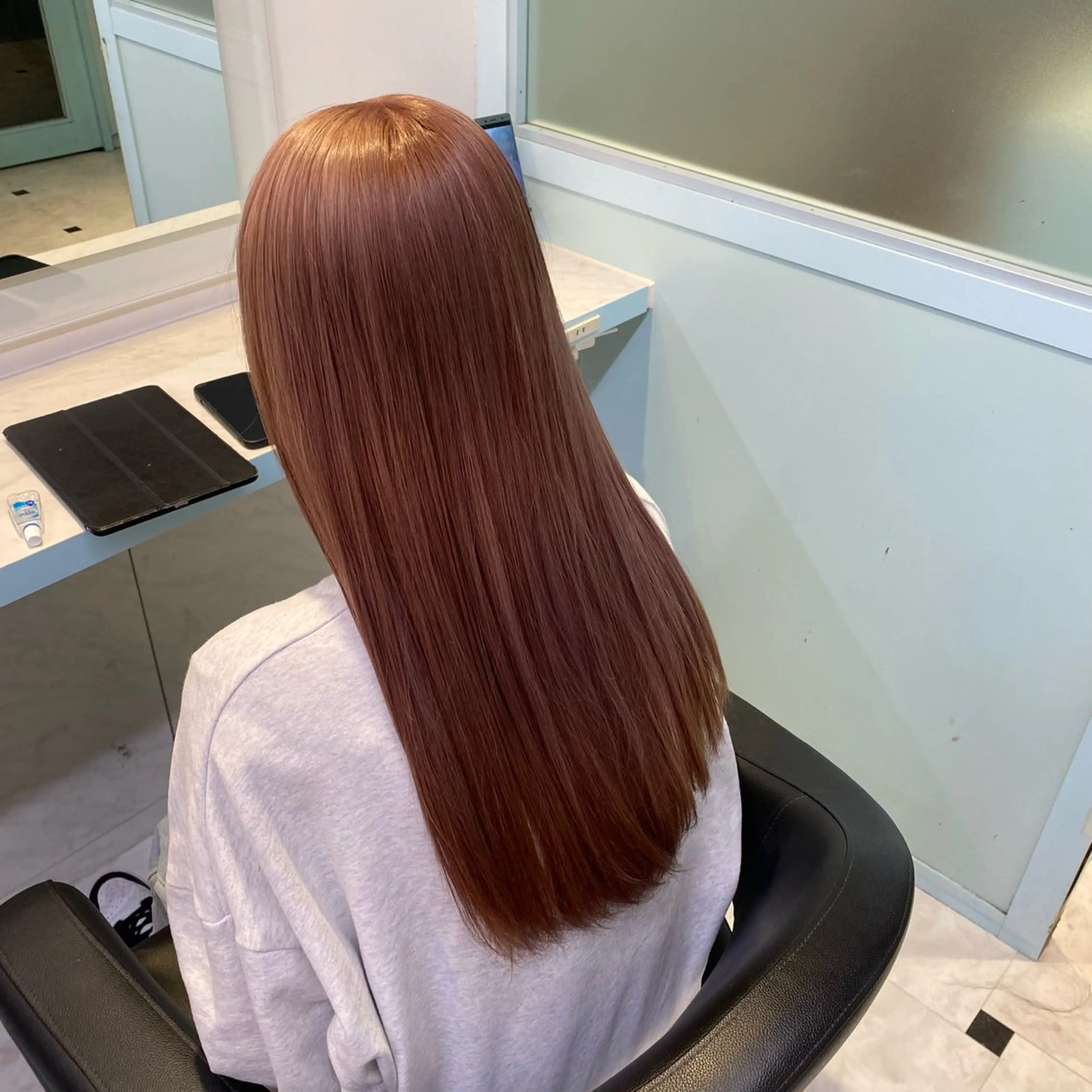 ロング ヘアカラー トリートメント 🤎モテ髪＆透明感 ミルクティー🥣🤎のヘアスタイル