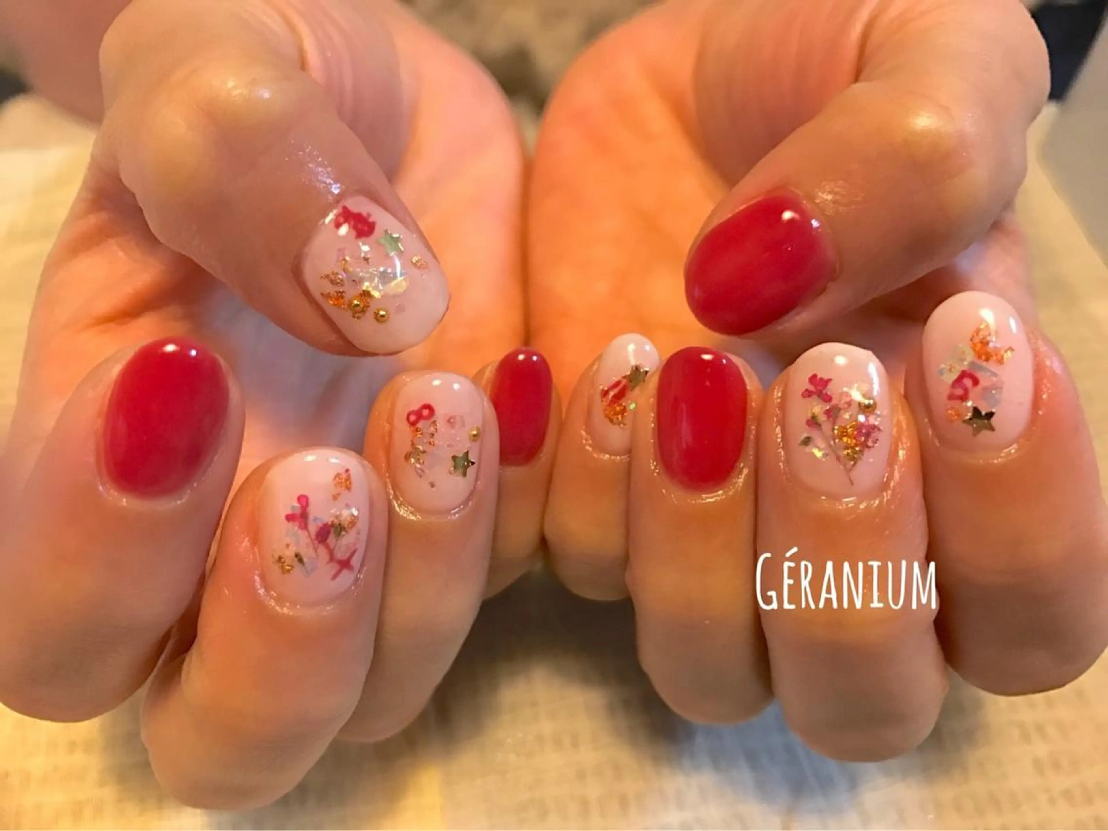 ネイル GéRanium Harukaのネイルデザイン