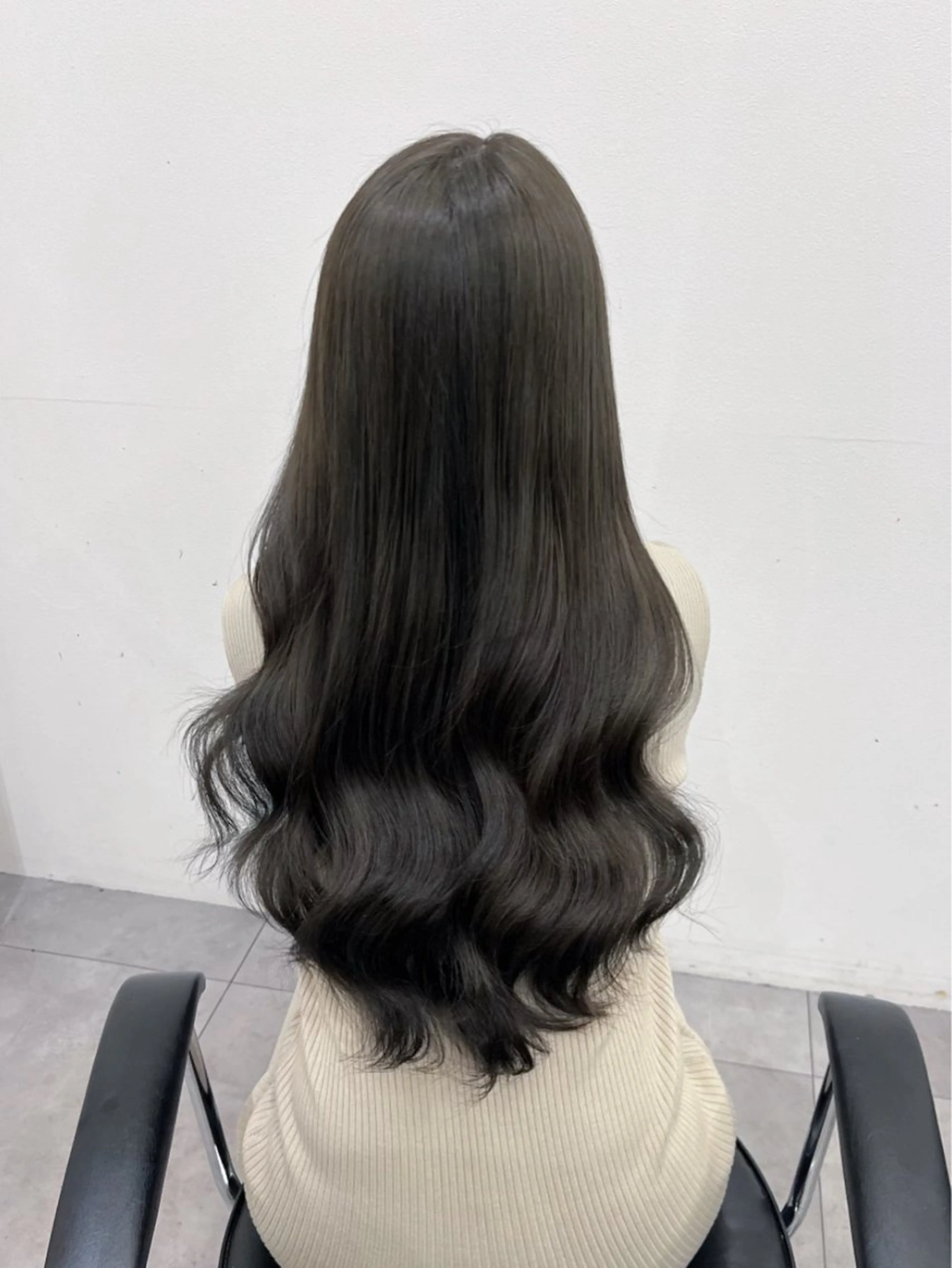 ロング ヘアカラー トリートメント しゅういち/赤み消し カラー特化のヘアスタイル