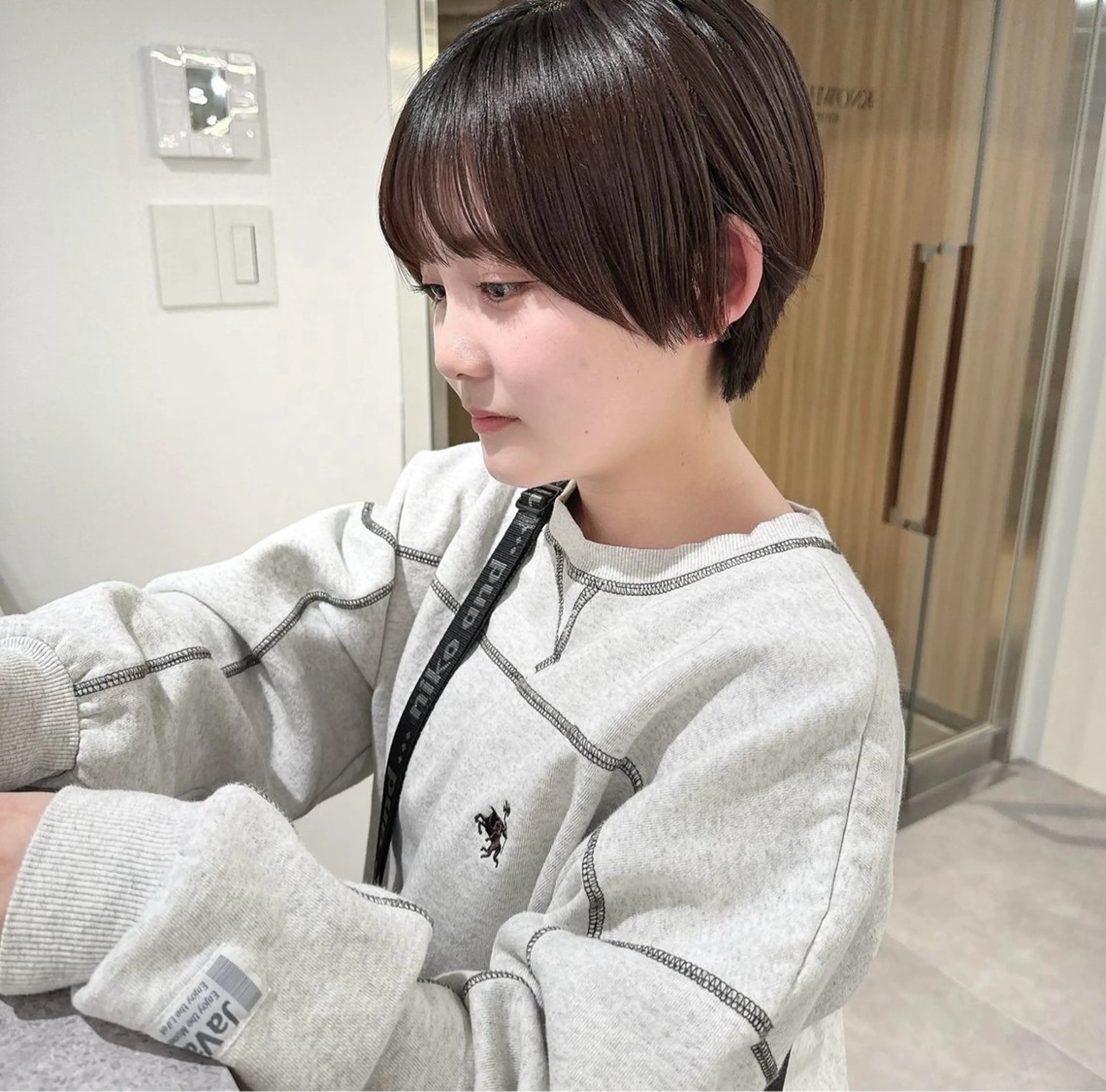 ショート カラー 🫧透明感カラー🫧 古川穂果のヘアスタイル