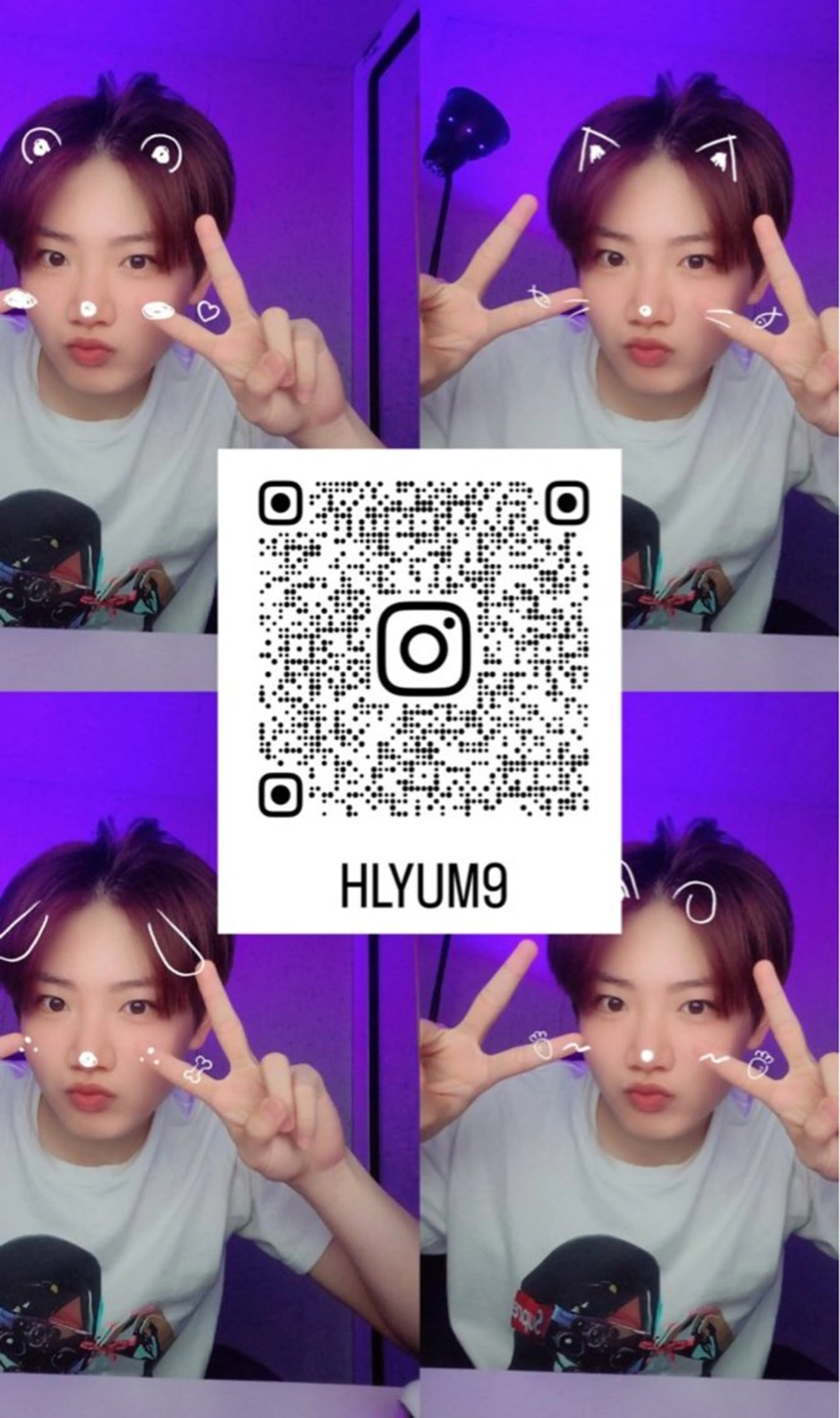 himari💜 ハイトーンカラーのヘアスタイル