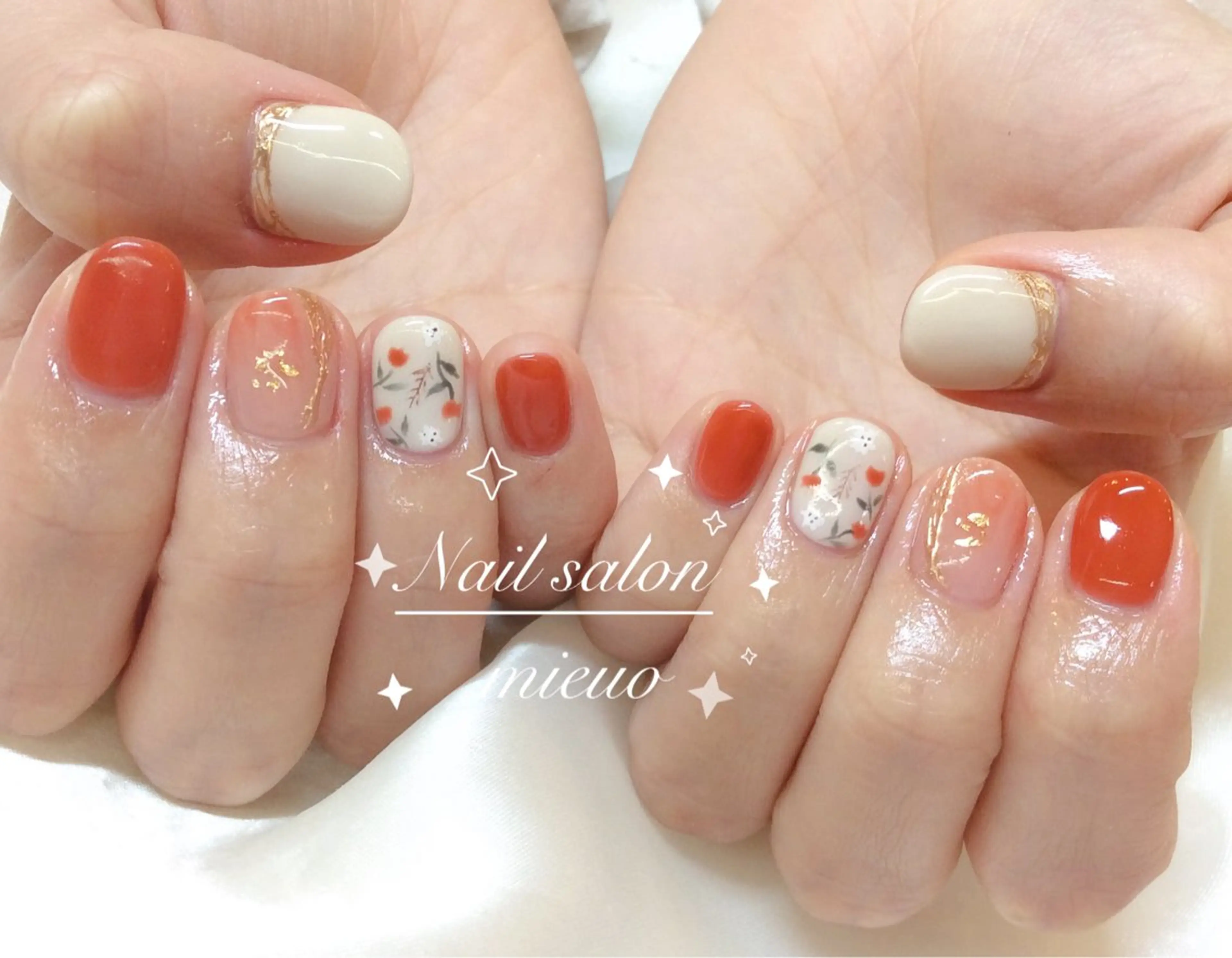 ショート ハンドネイル ネイルサロン ミューオのネイルデザイン