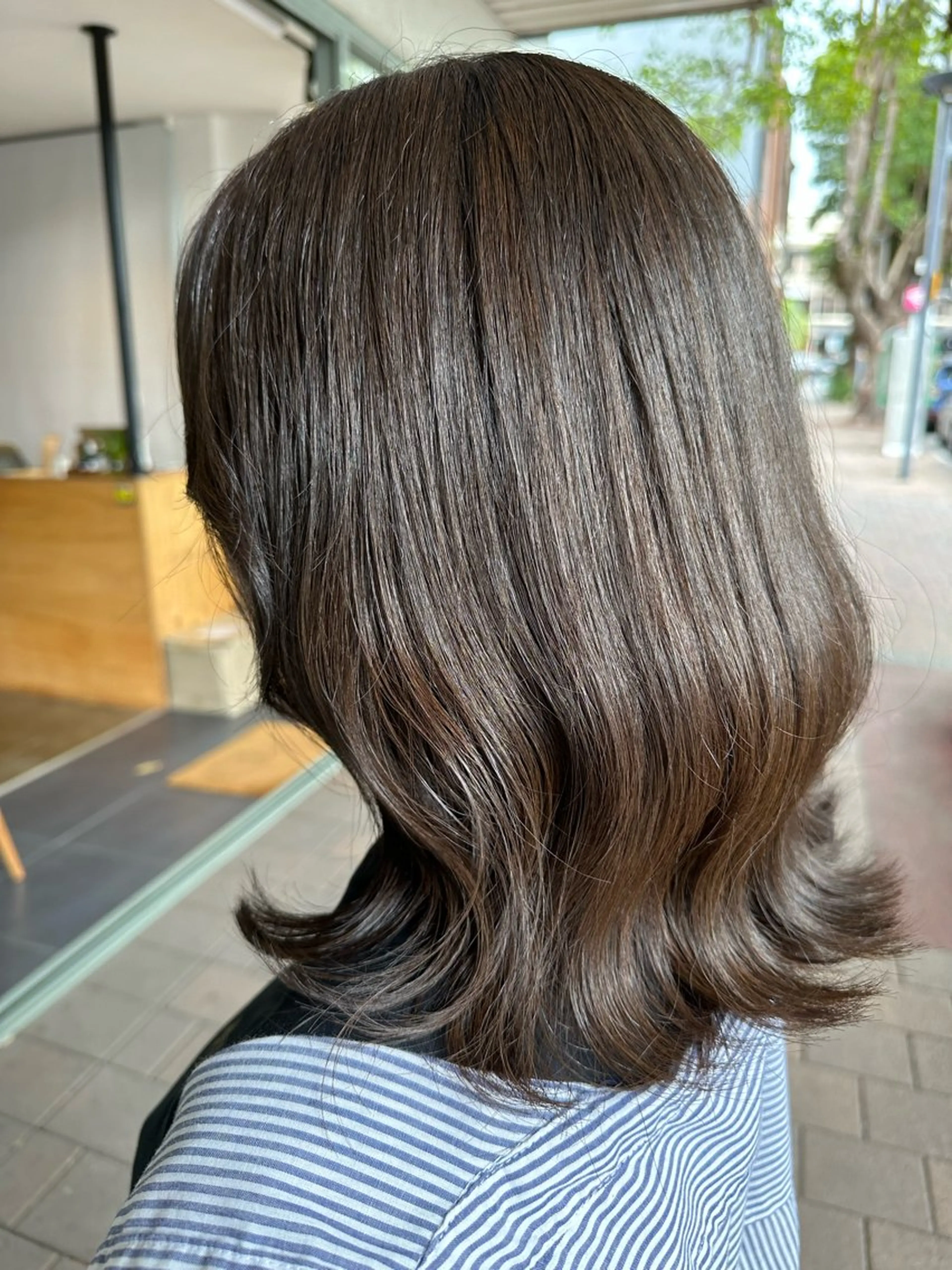 ミディアム カラー カット ヘアカラー トリートメント レイヤー/ナチュラル 💐nao.のヘアスタイル