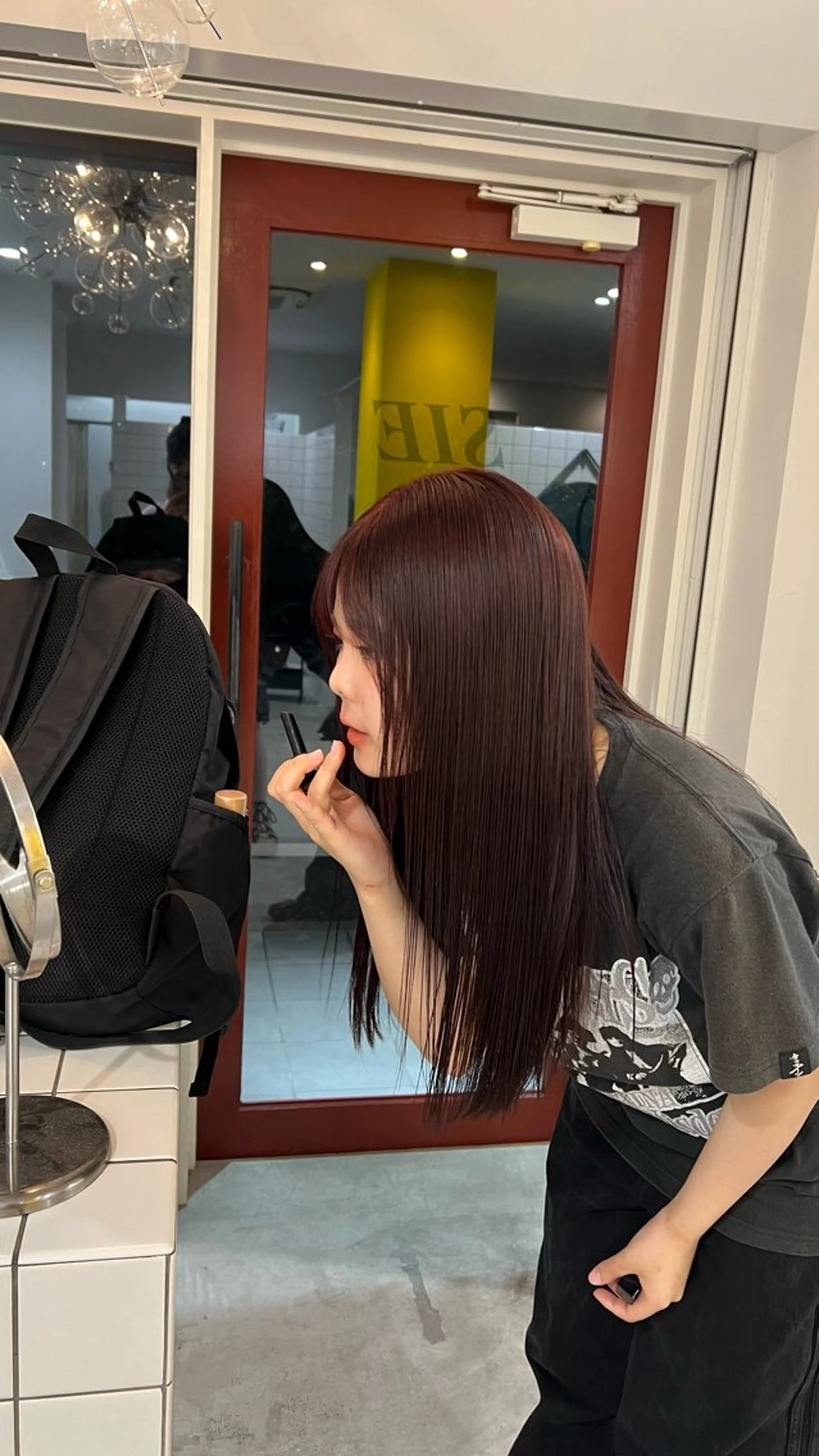 ロング 室屋 鈴音のヘアスタイル