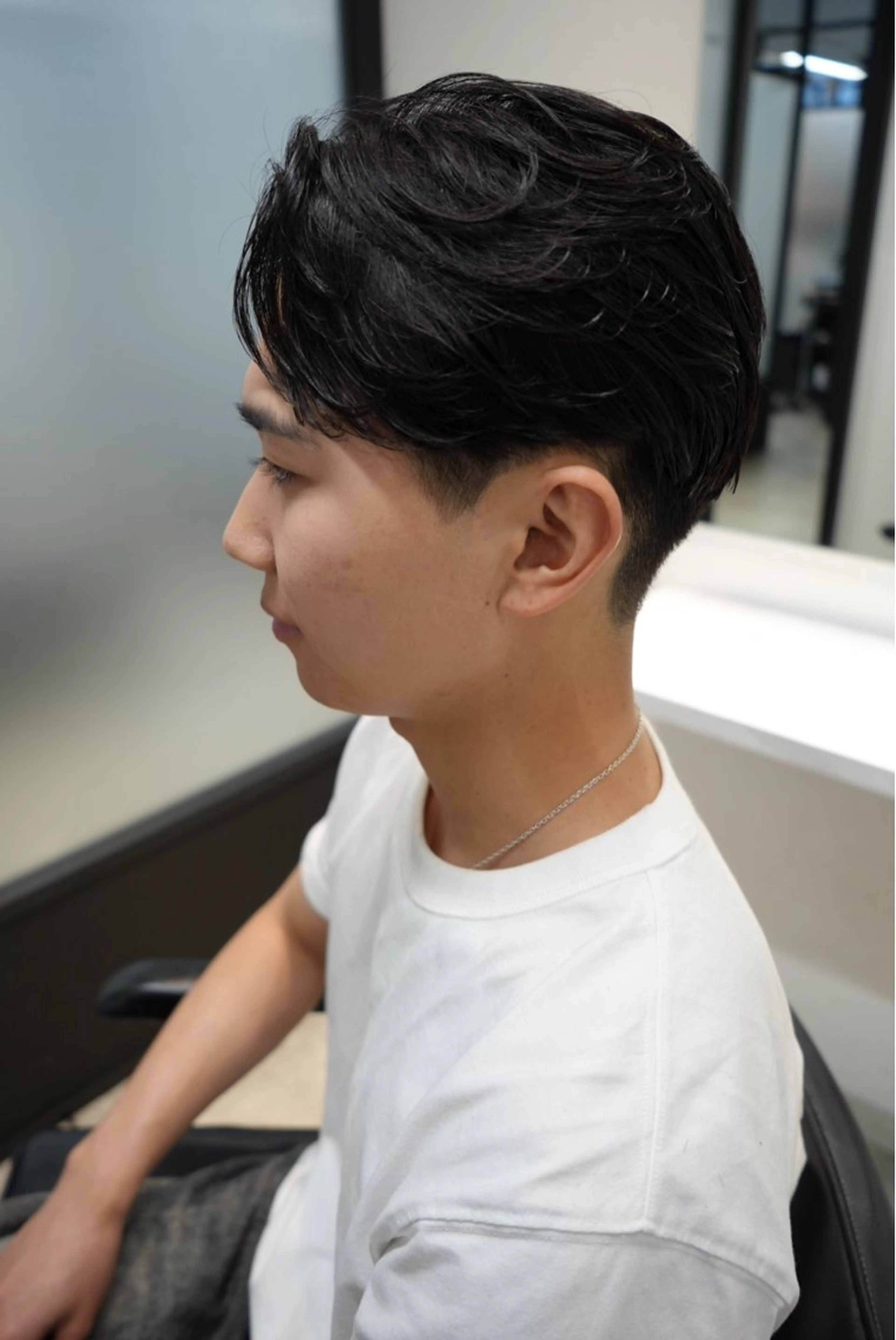 ショート メンズ メンズパーマ くせ毛 カット パーマ 谷口 瑠莉のヘアスタイル