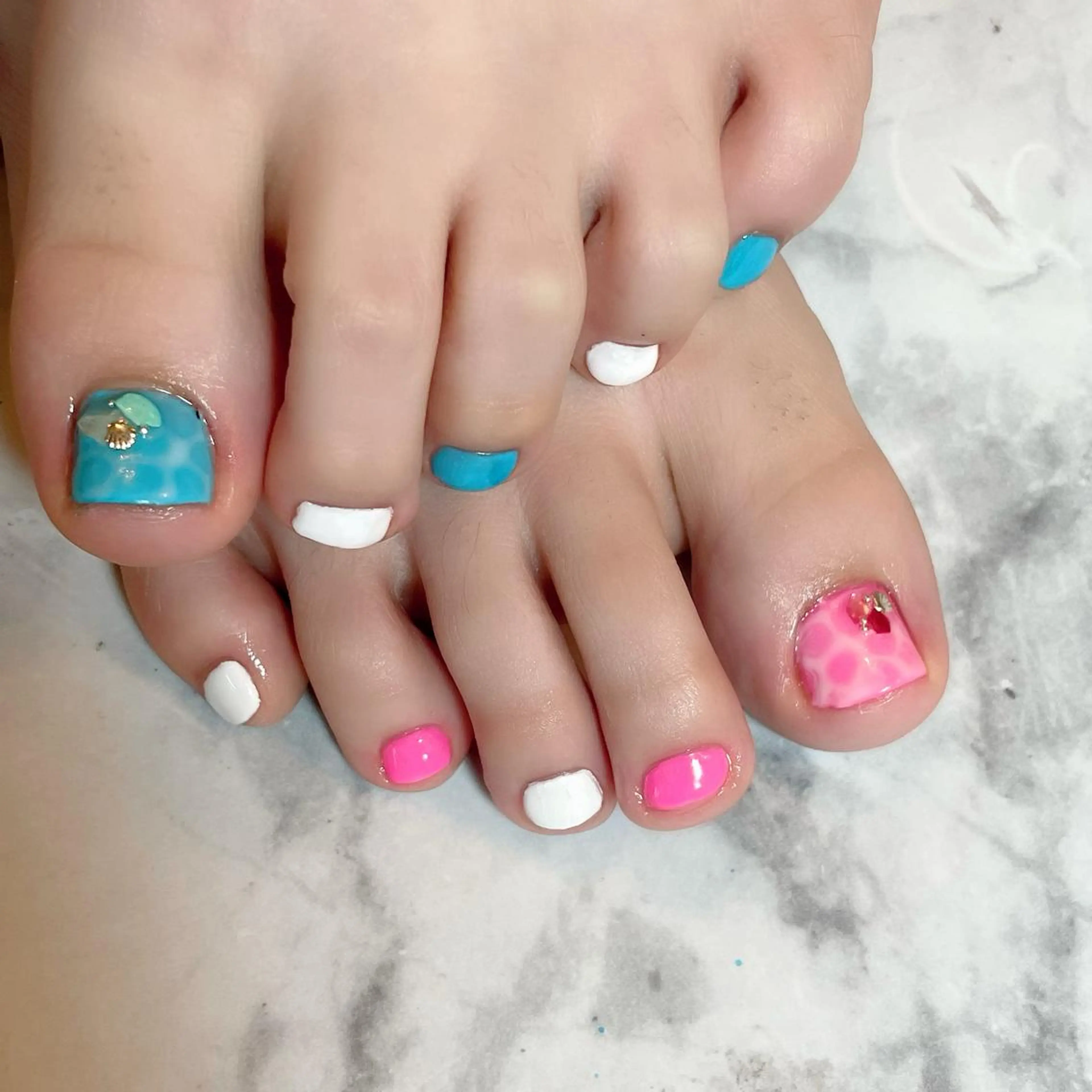 ネイル アートネイル フットネイル Feel ‪‪☺︎‬Yuriaのネイルデザイン