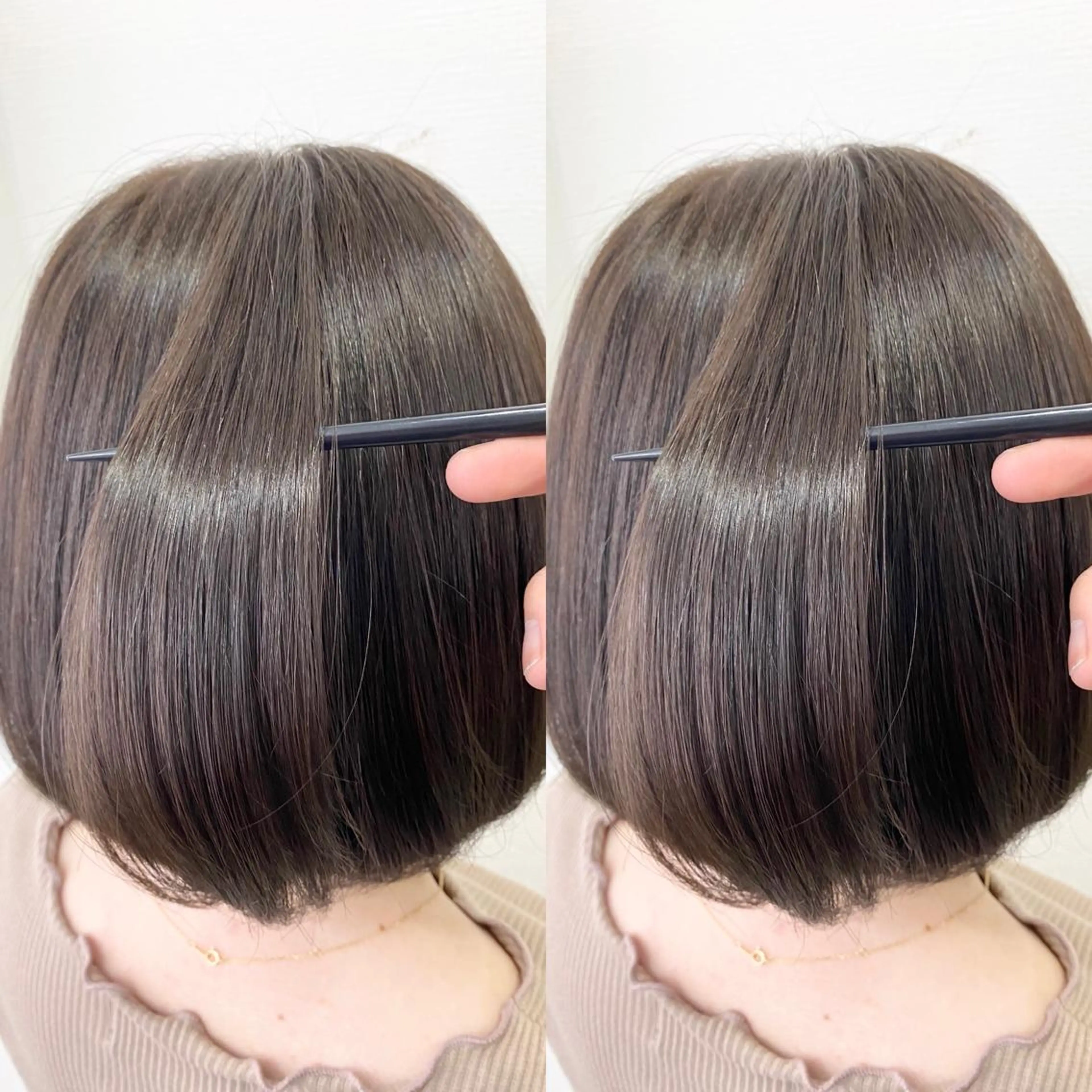 ミディアム カラー ヘアカラー トリートメント ヘアセット メンズパーマ名人 TAKUMAのヘアスタイル