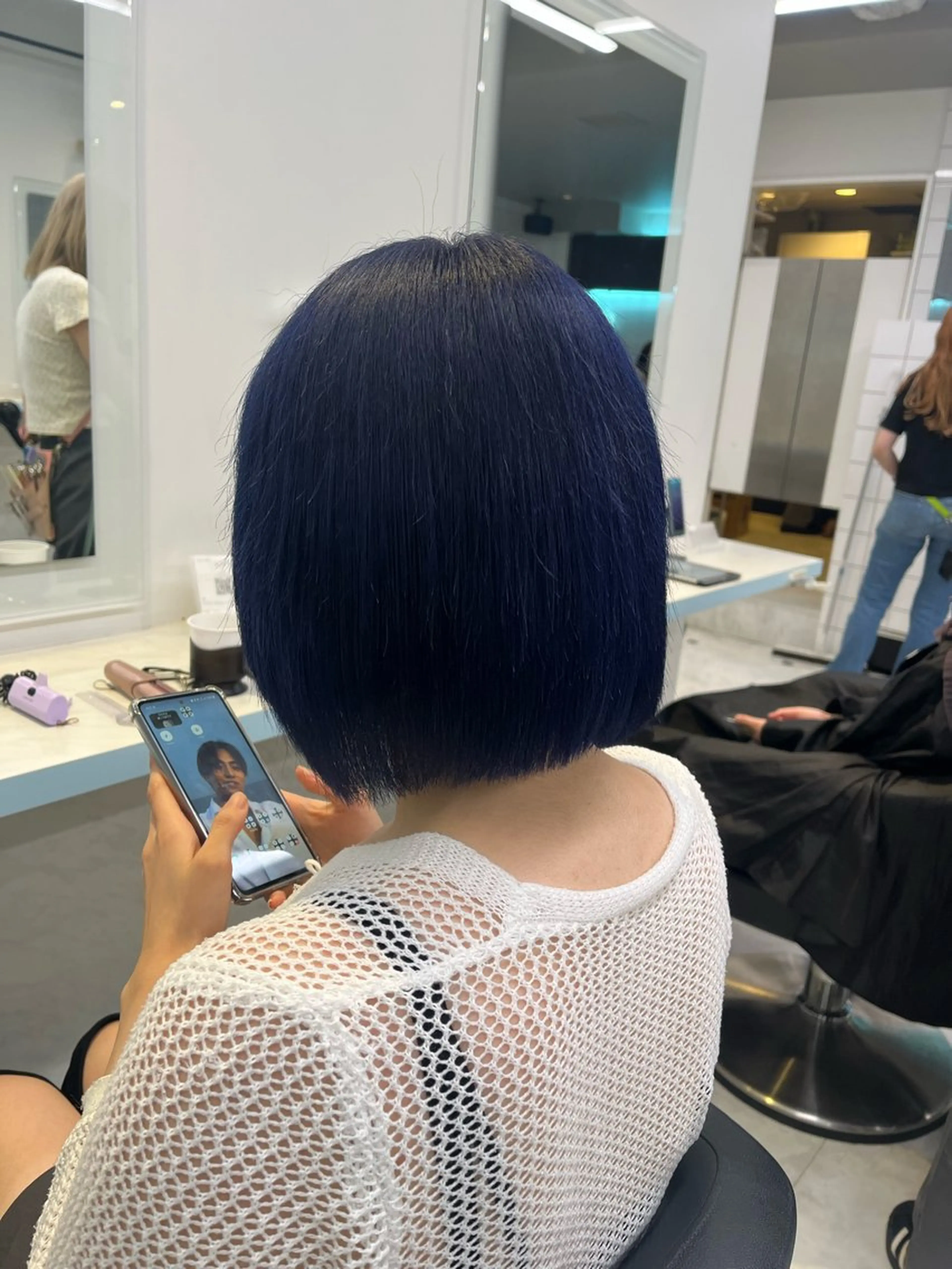 ショート カラー ヘアカラー トリートメント ブリーチカラー 🩵MIZUKIのヘアスタイル