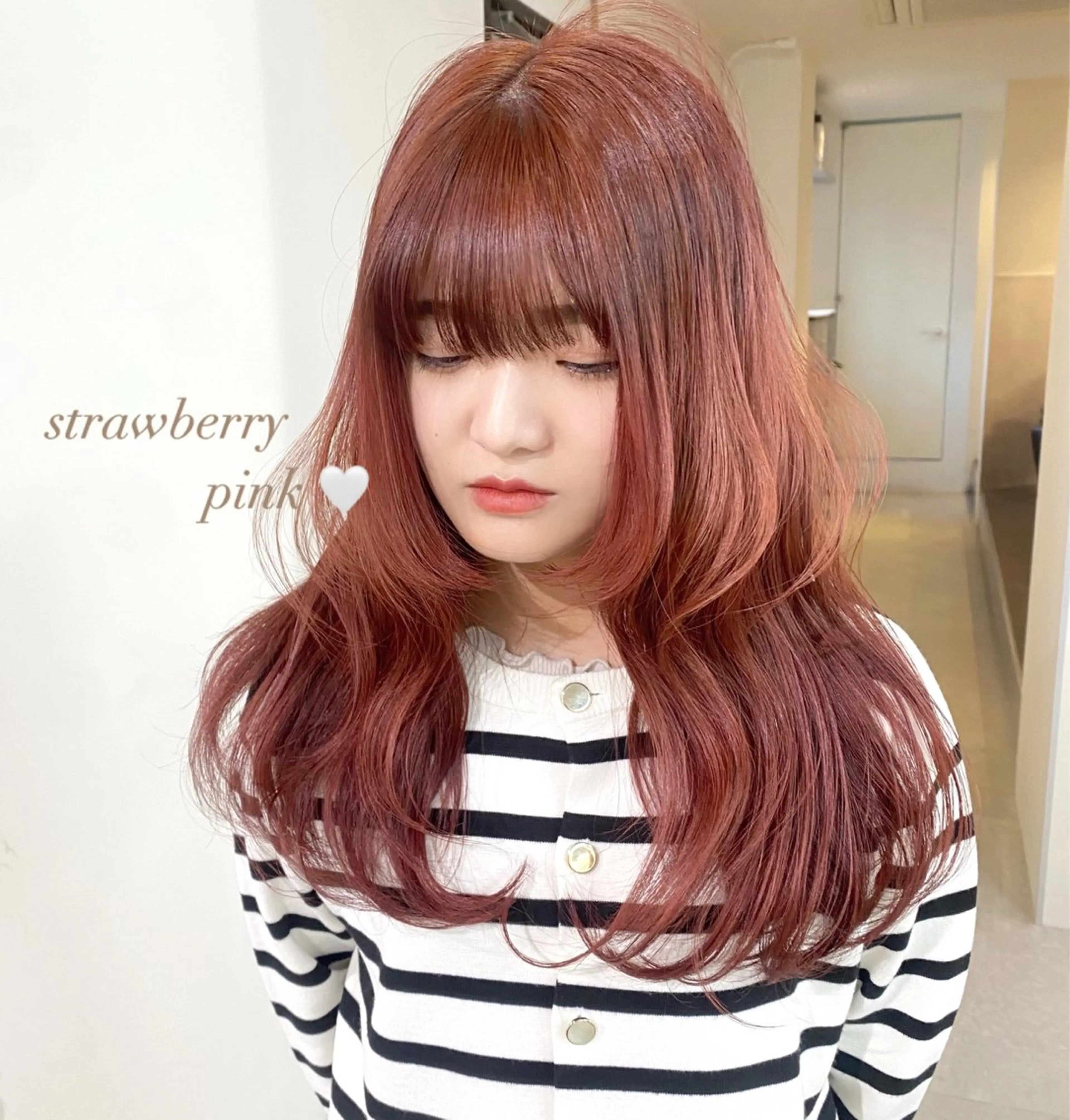 カラー ブリーチ ダブルカラー ブリーチなしカラー ヘアカラー mizuki/ピンク ベージュ.レイヤーのヘアスタイル