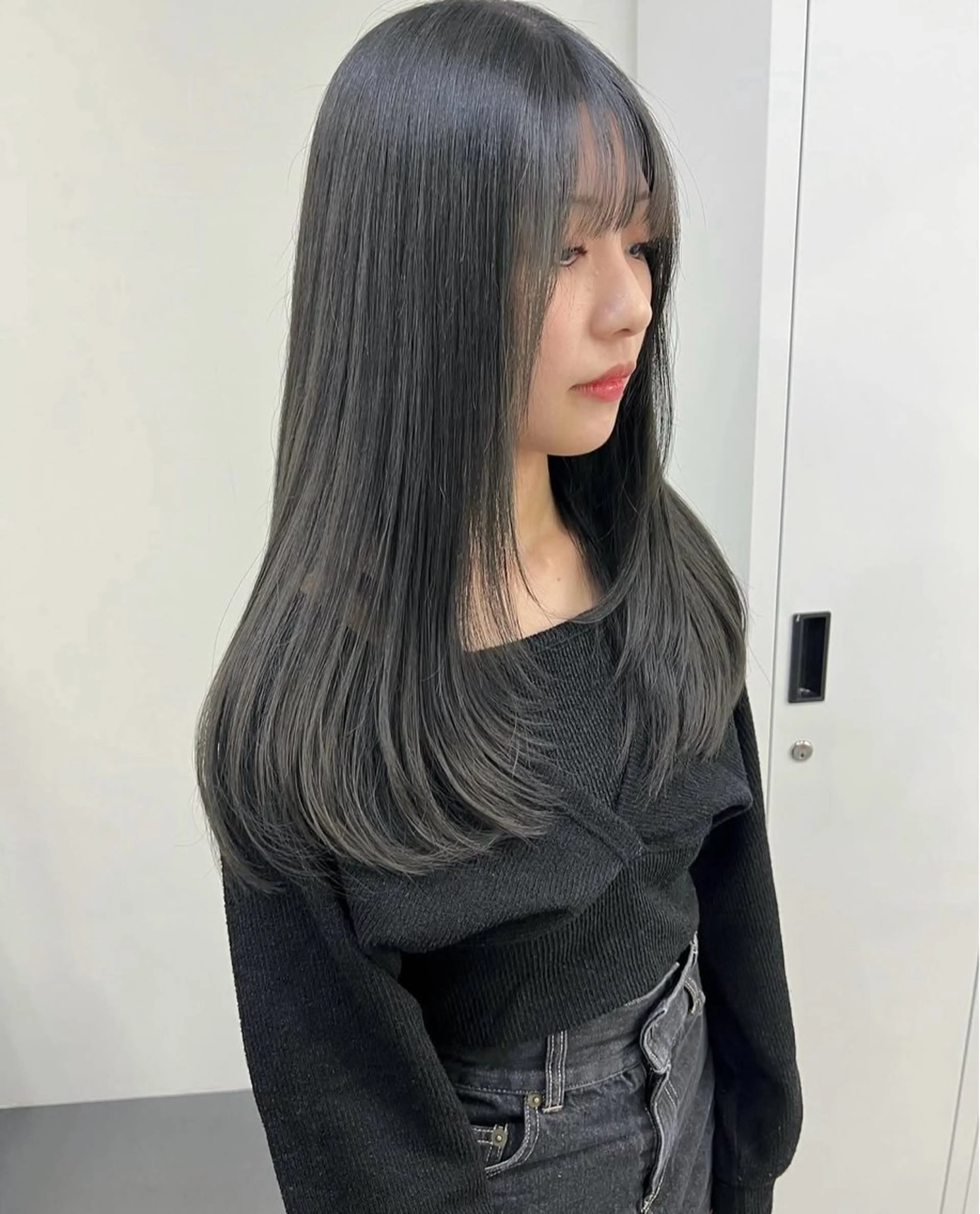 ロング カラー カット ヘアカラー トリートメント レイヤーカット/韓国 /縮毛矯正/amiのヘアスタイル