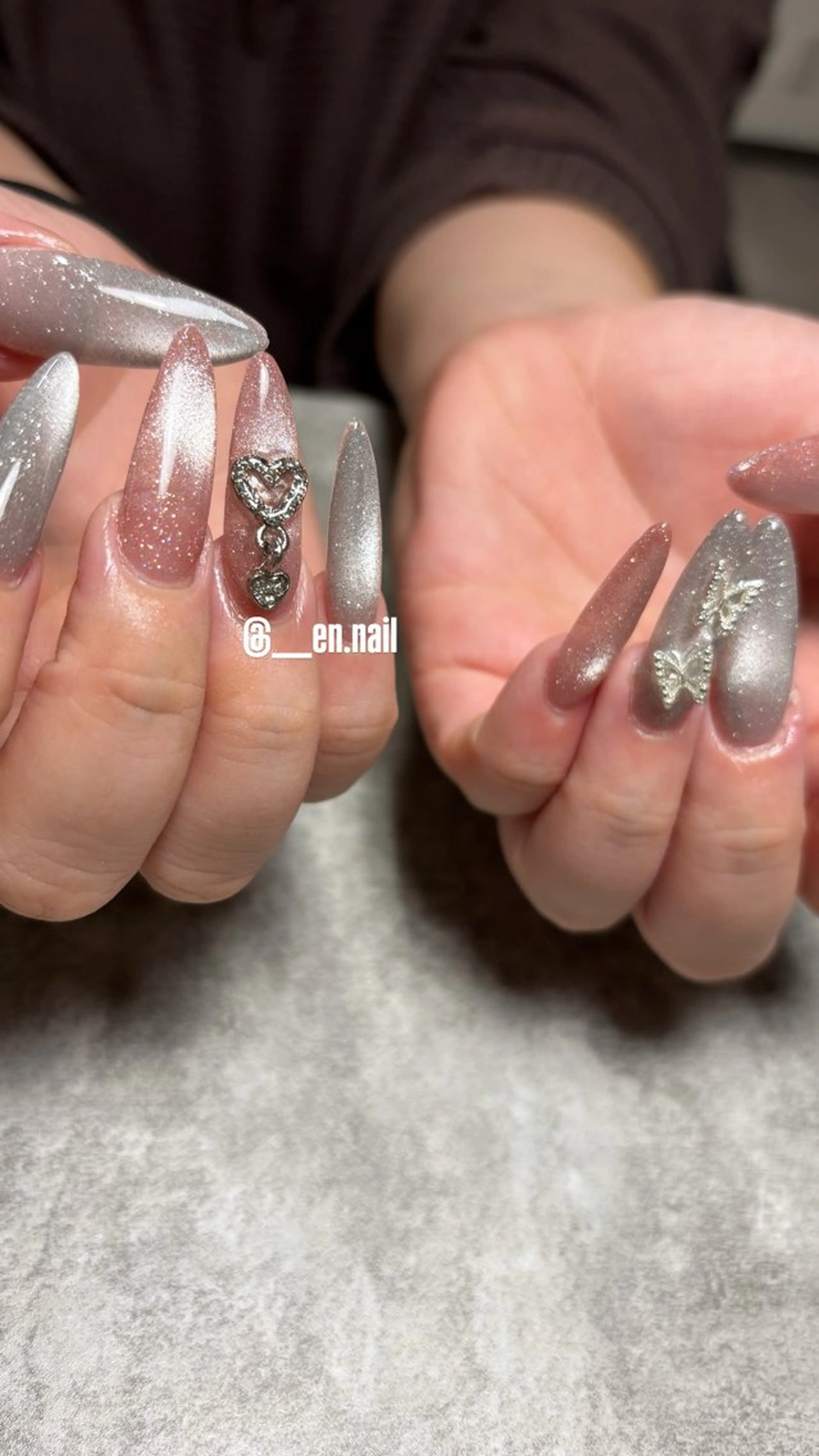 ネイル マグネットネイル en.nail⭐︎ 丹波橋のネイルデザイン