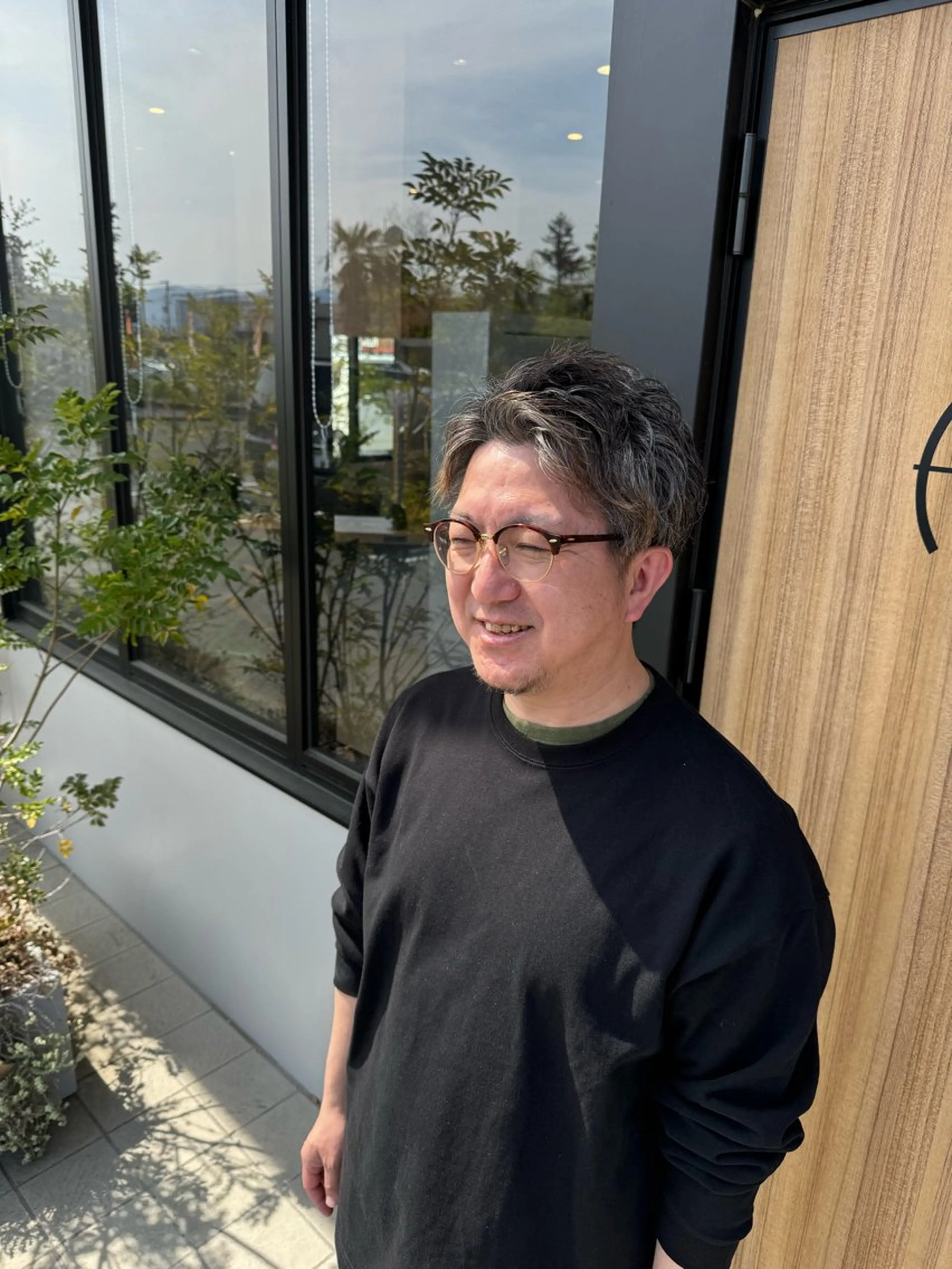 メンズ パーマ 保坂 瞭のヘアスタイル