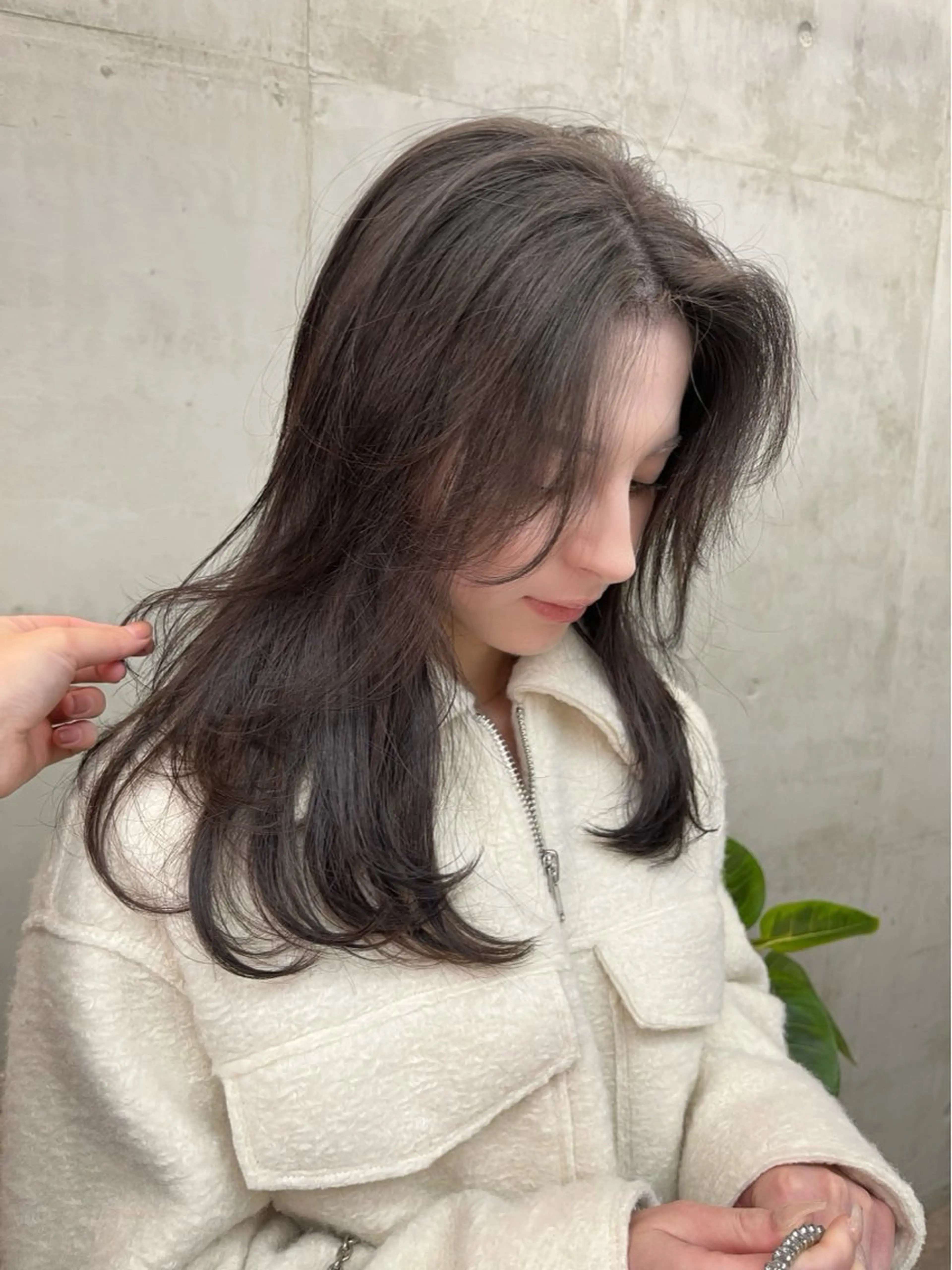顔周りカット✂️前髪なし 韓国風顔周りカット♡10代​〜​30代の女性限定ｸｰﾎﾟﾝの写真