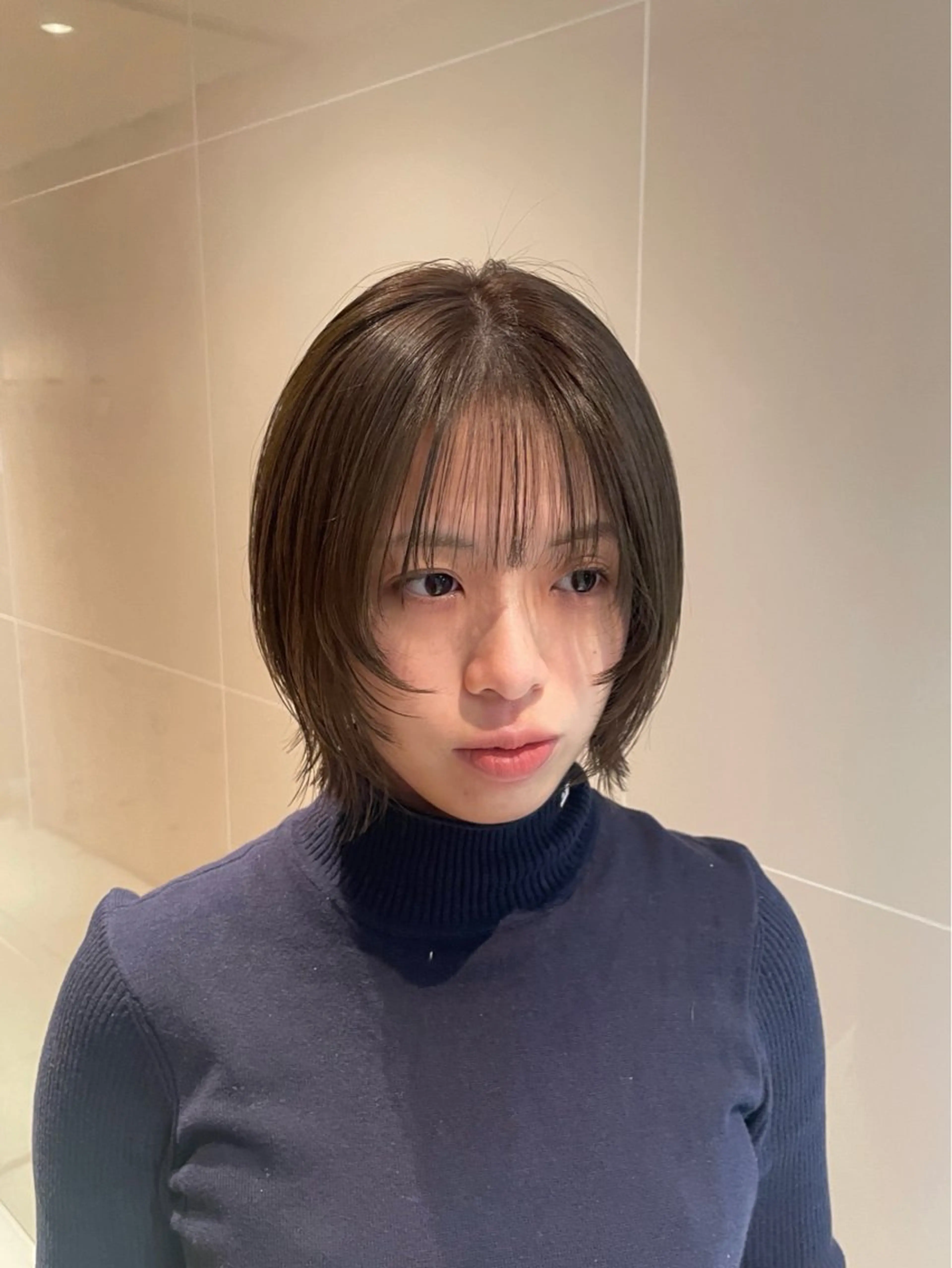 ショート カラー 透明感カラー カット ヘアカラー トリートメント 縮毛矯正/レイヤー 🌙児玉光瑠のヘアスタイル