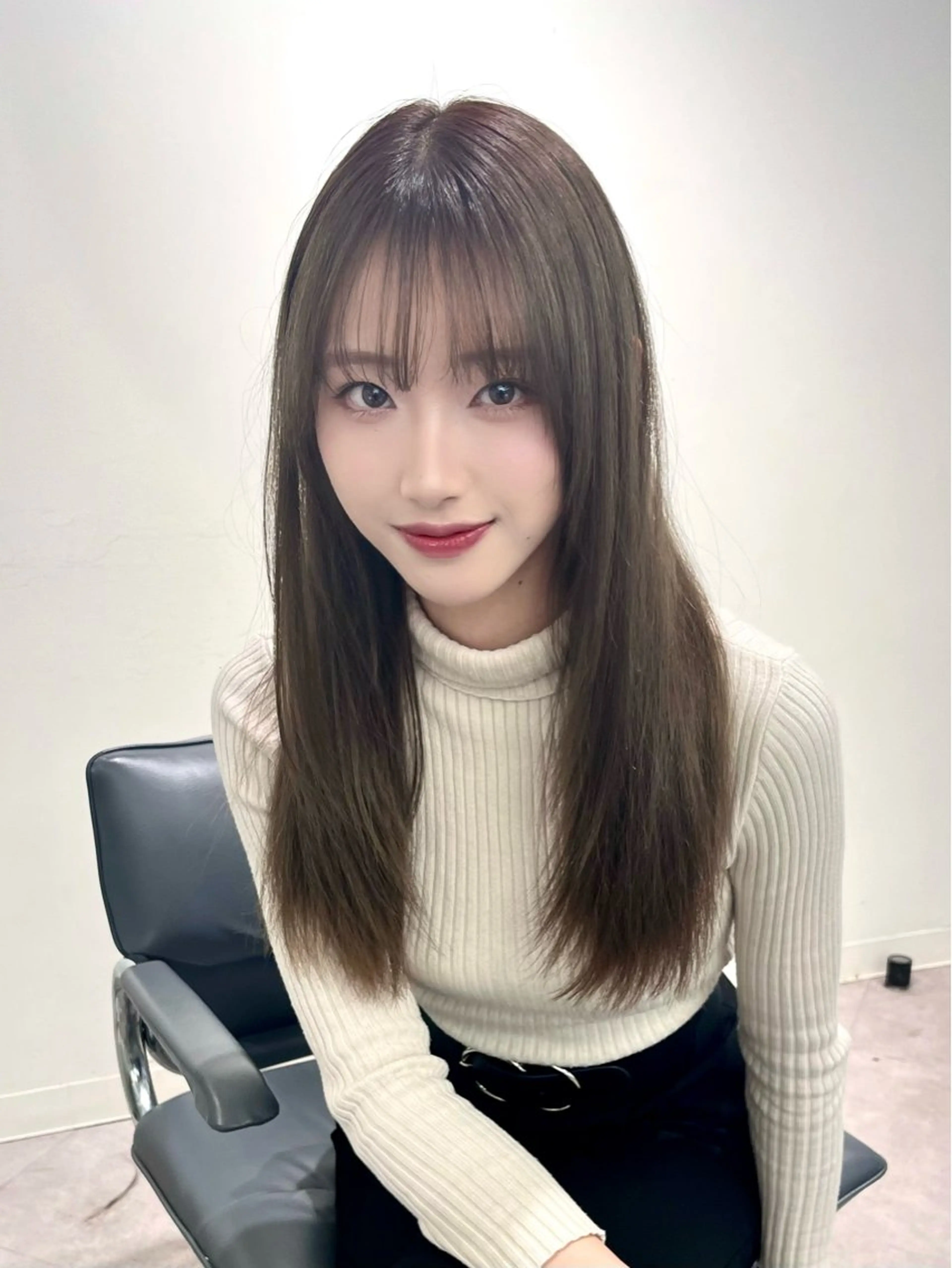 ロング カラー カット ヘアカラー 韓国ハッシュカット/ 新宿/髪質改善/岡崎のヘアスタイル