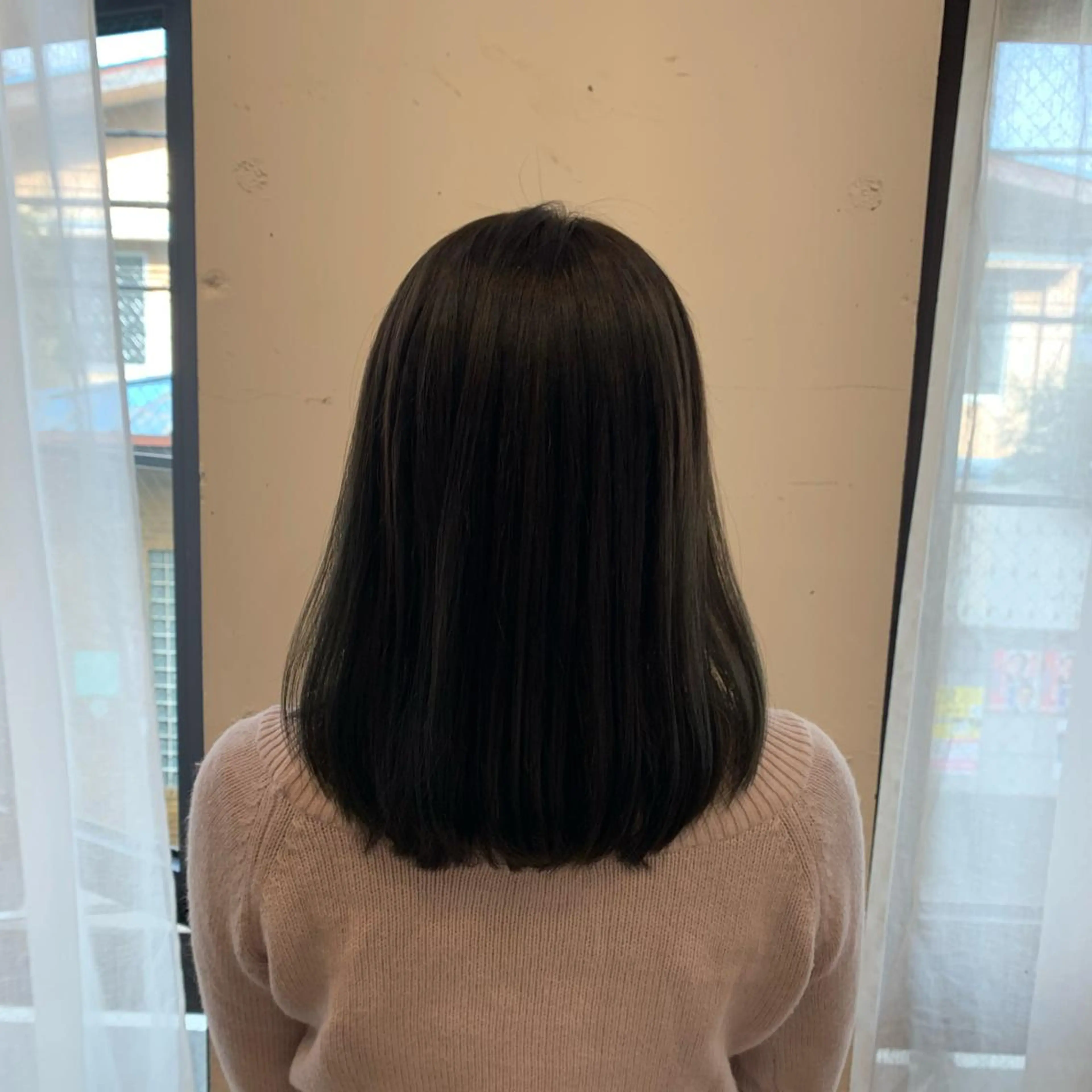 セミロング カラー まろやかカラー🤎 みなとまほのヘアスタイル