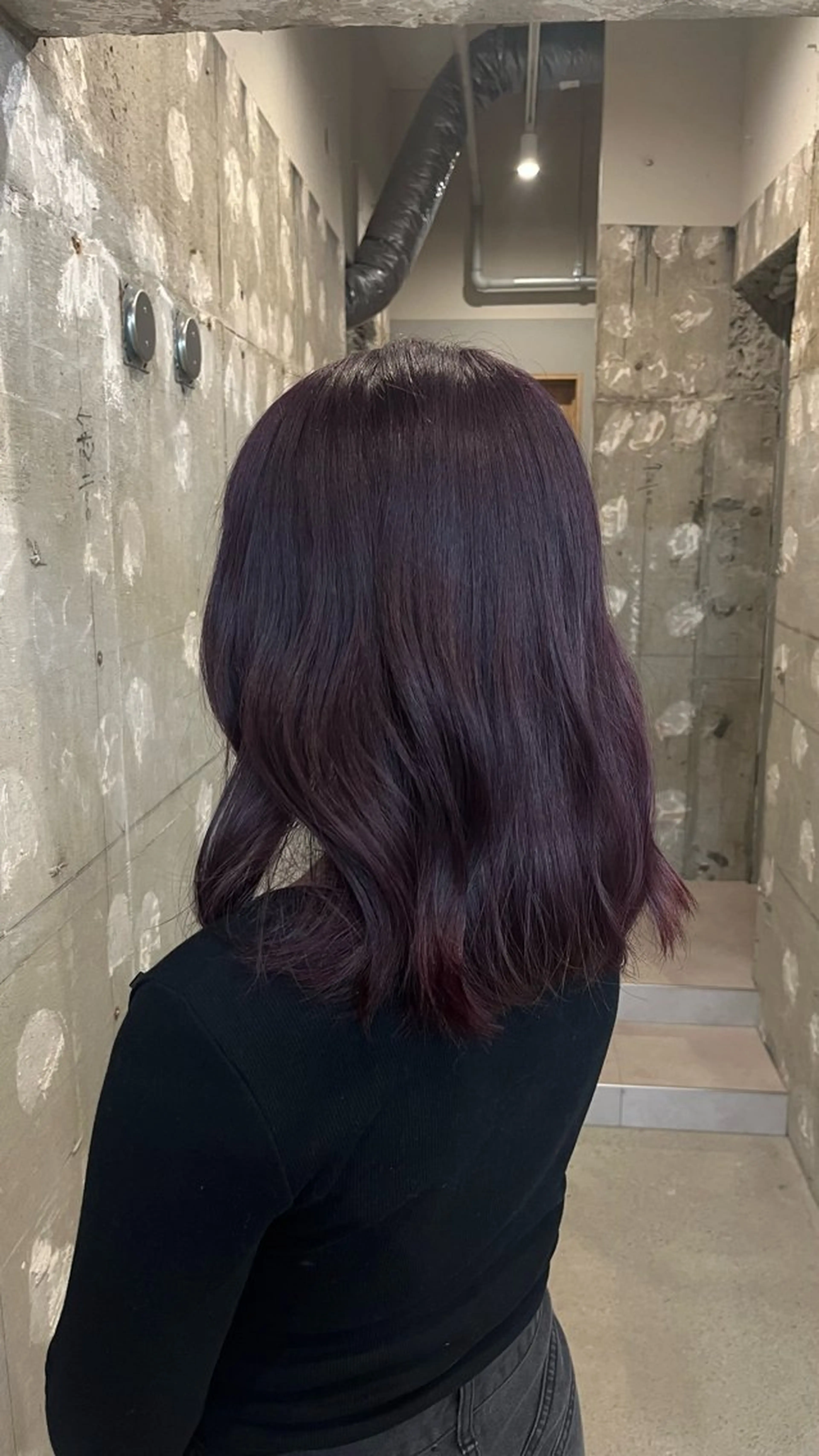 セミロング ヘアカラー riko／ SYS by fitのヘアスタイル