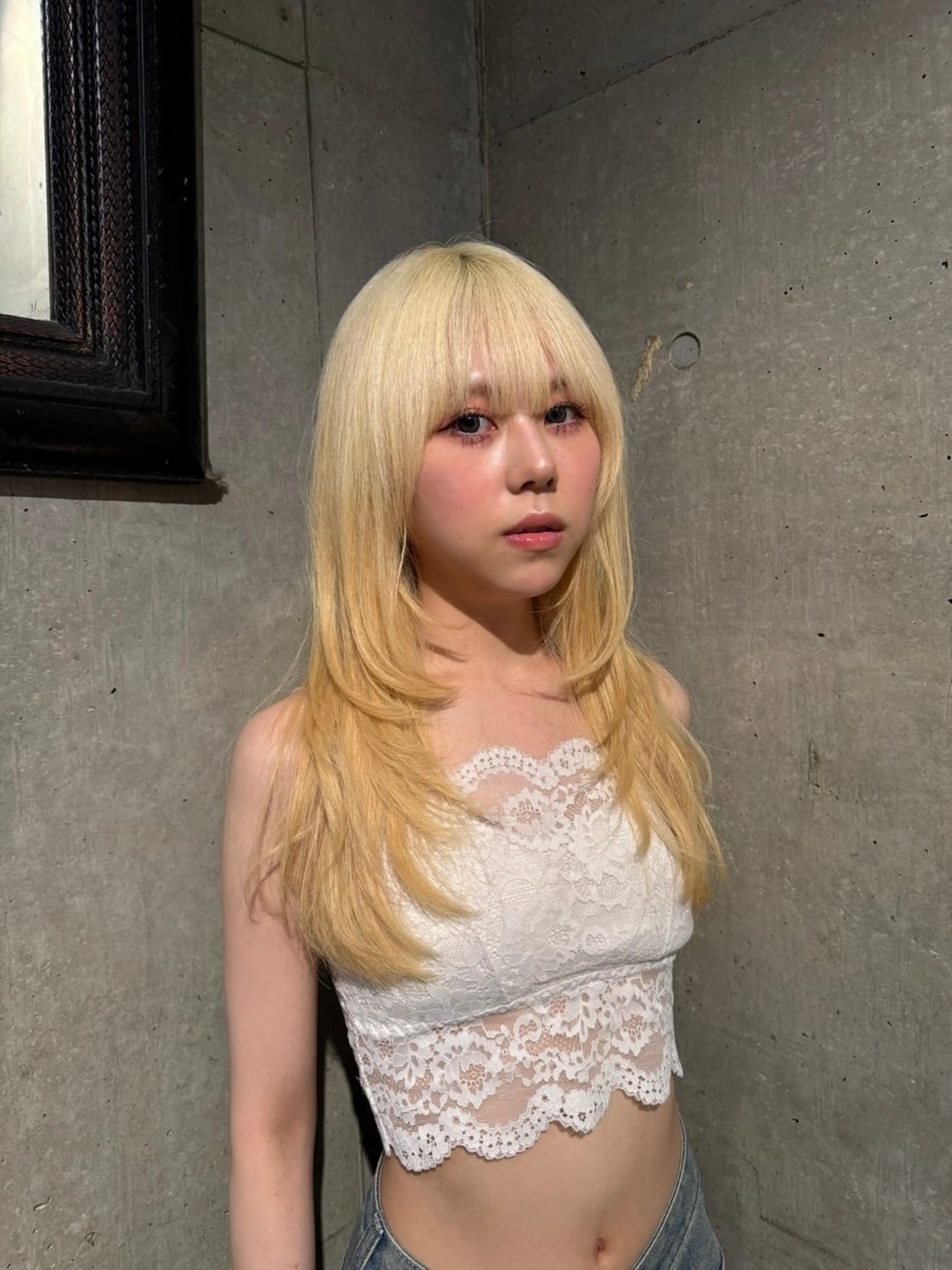 🎀期間限定🎀トリプルカラー【ケアブリーチ2回＋カラー】➕髪質改善トリートメントの写真