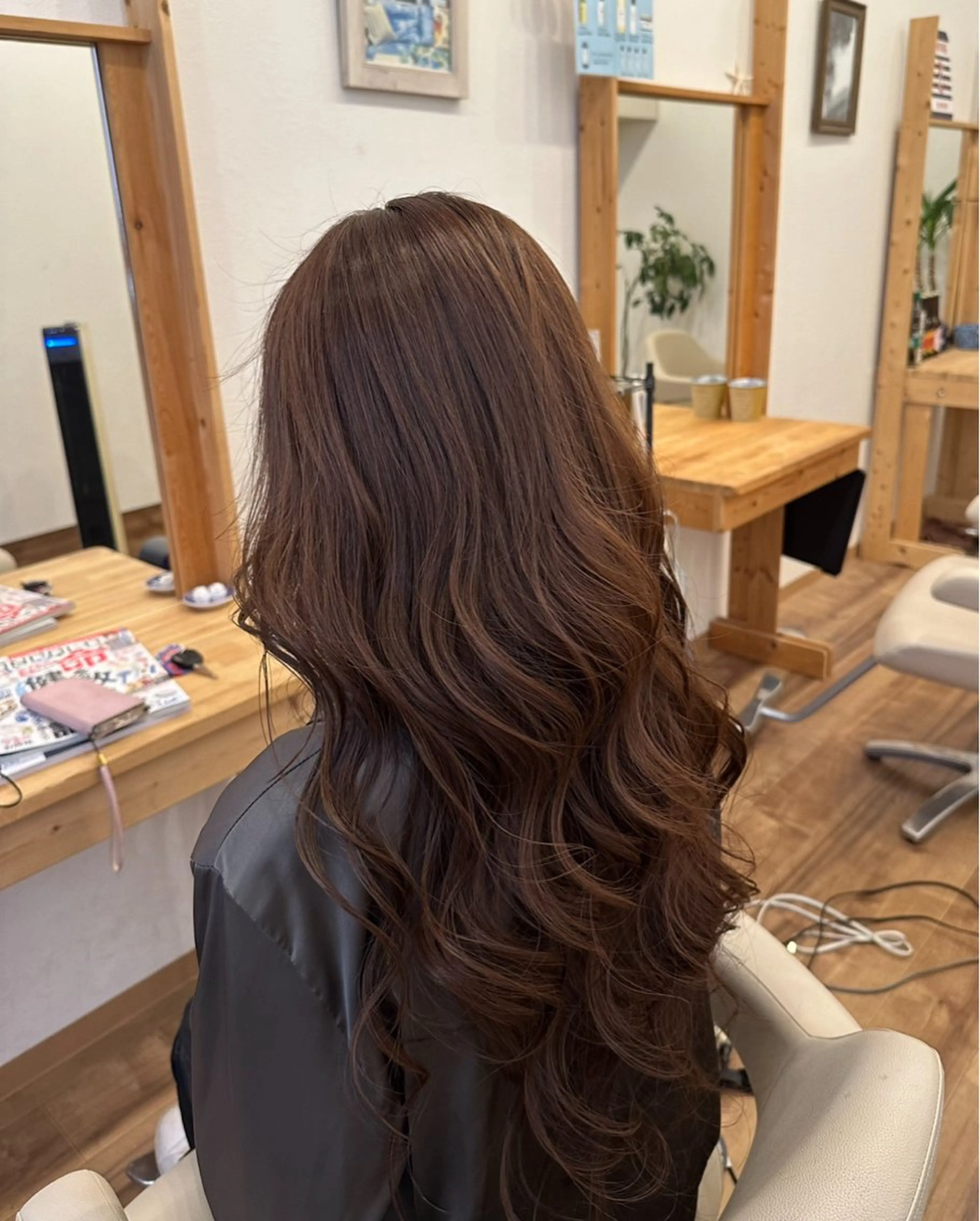 セミロング カラー カット ヘアカラー 艶髪カラー/髪質改善 細貝 舞利のヘアスタイル