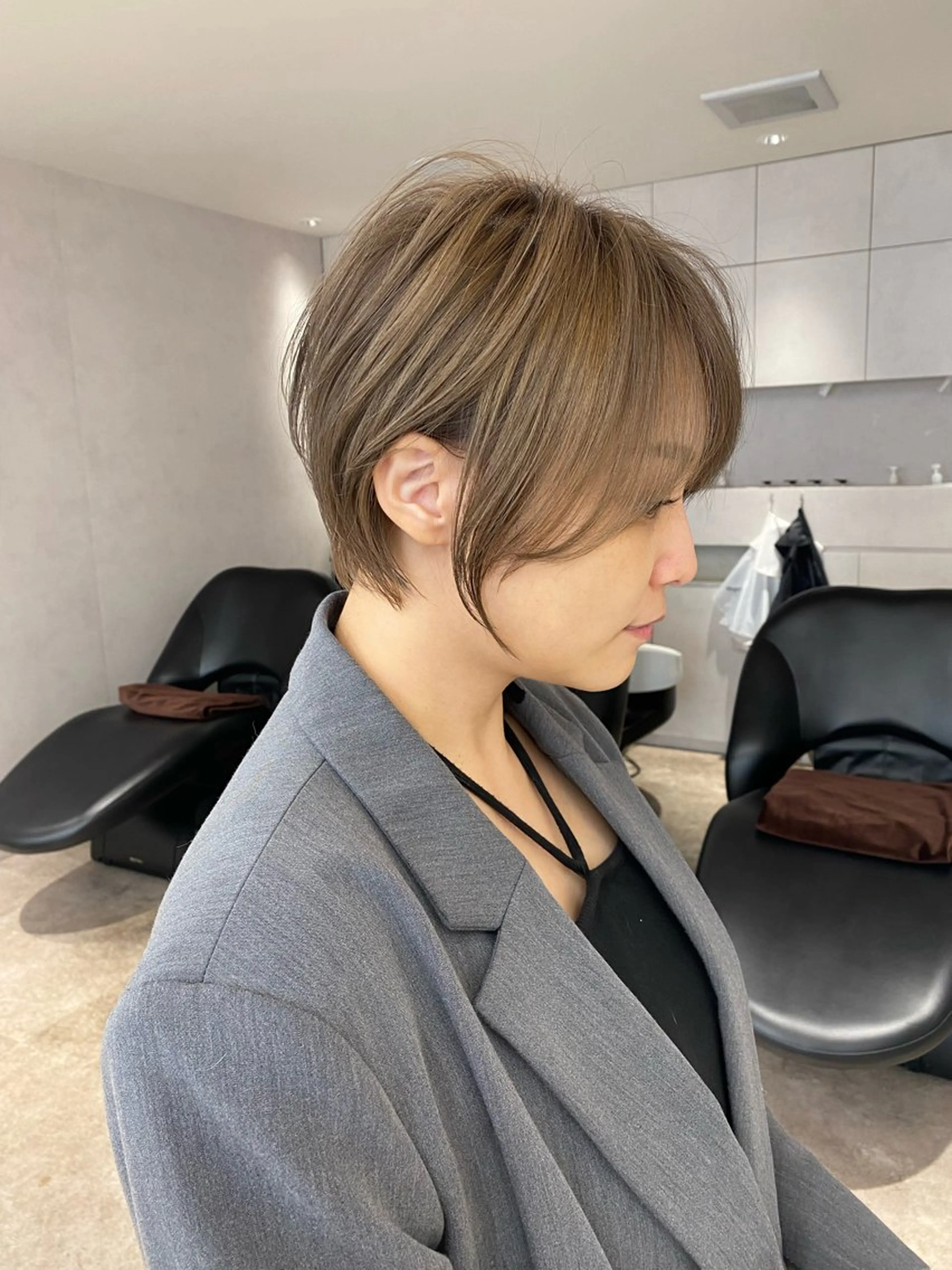 ショート カラー カット ヘアカラー トリートメント 美髪❣️縮毛矯正/ 髪質改善✨/山本のヘアスタイル