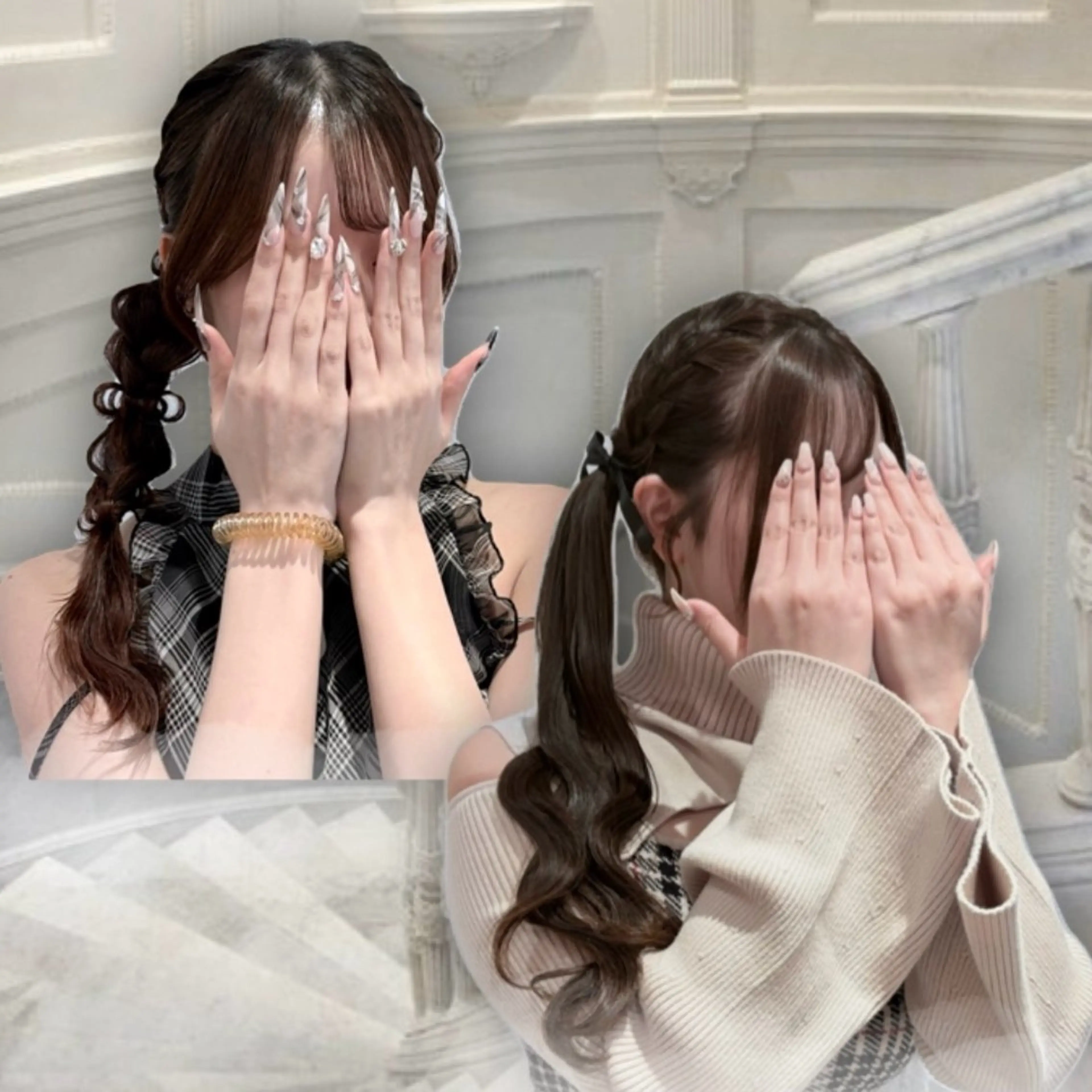 ヘアアレンジ ヘアセット 縮毛矯正/Wカラー /アレンジ🌙あまにのヘアスタイル