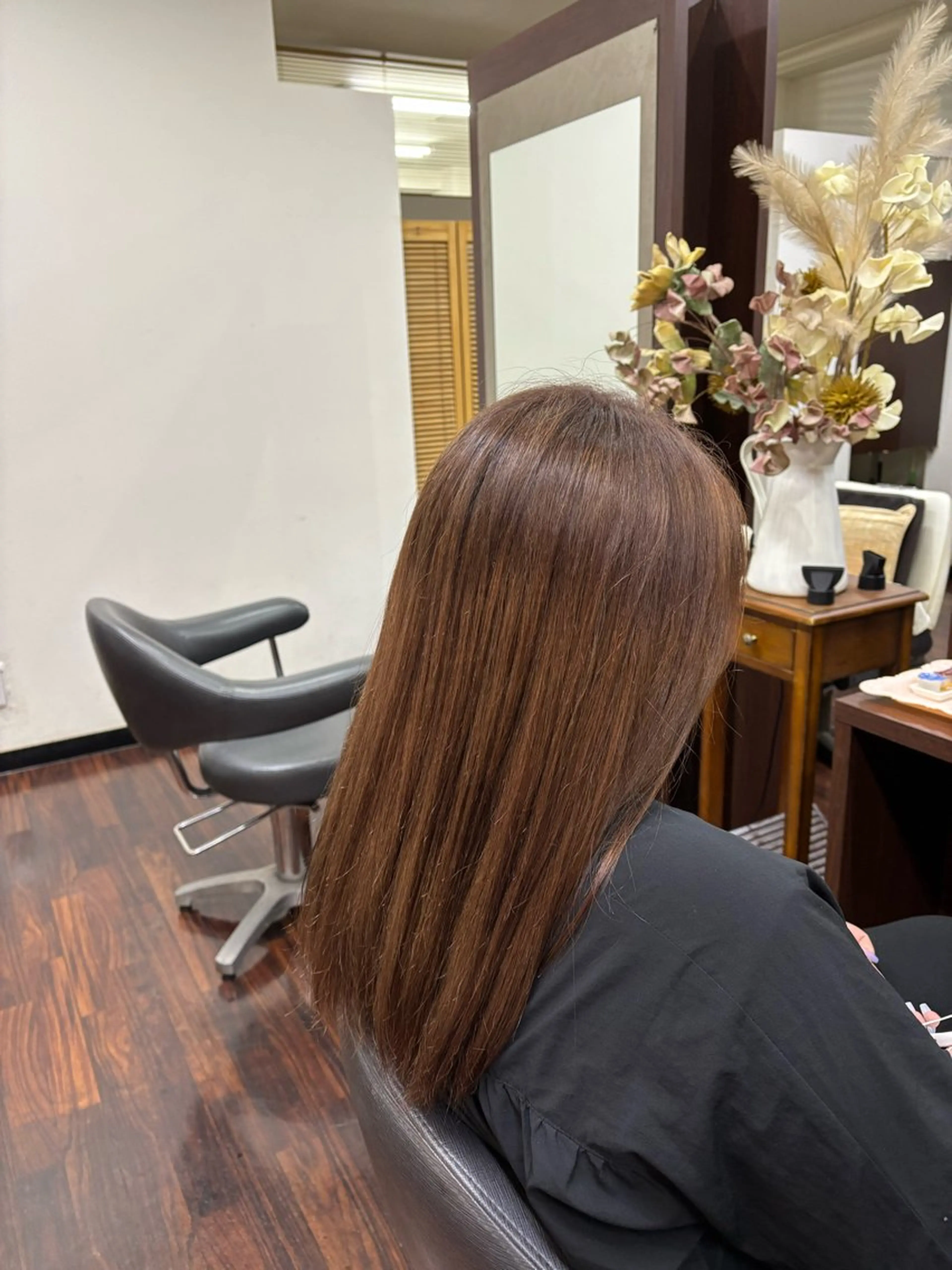 ロング ヘアカラー 田中 サキのヘアスタイル