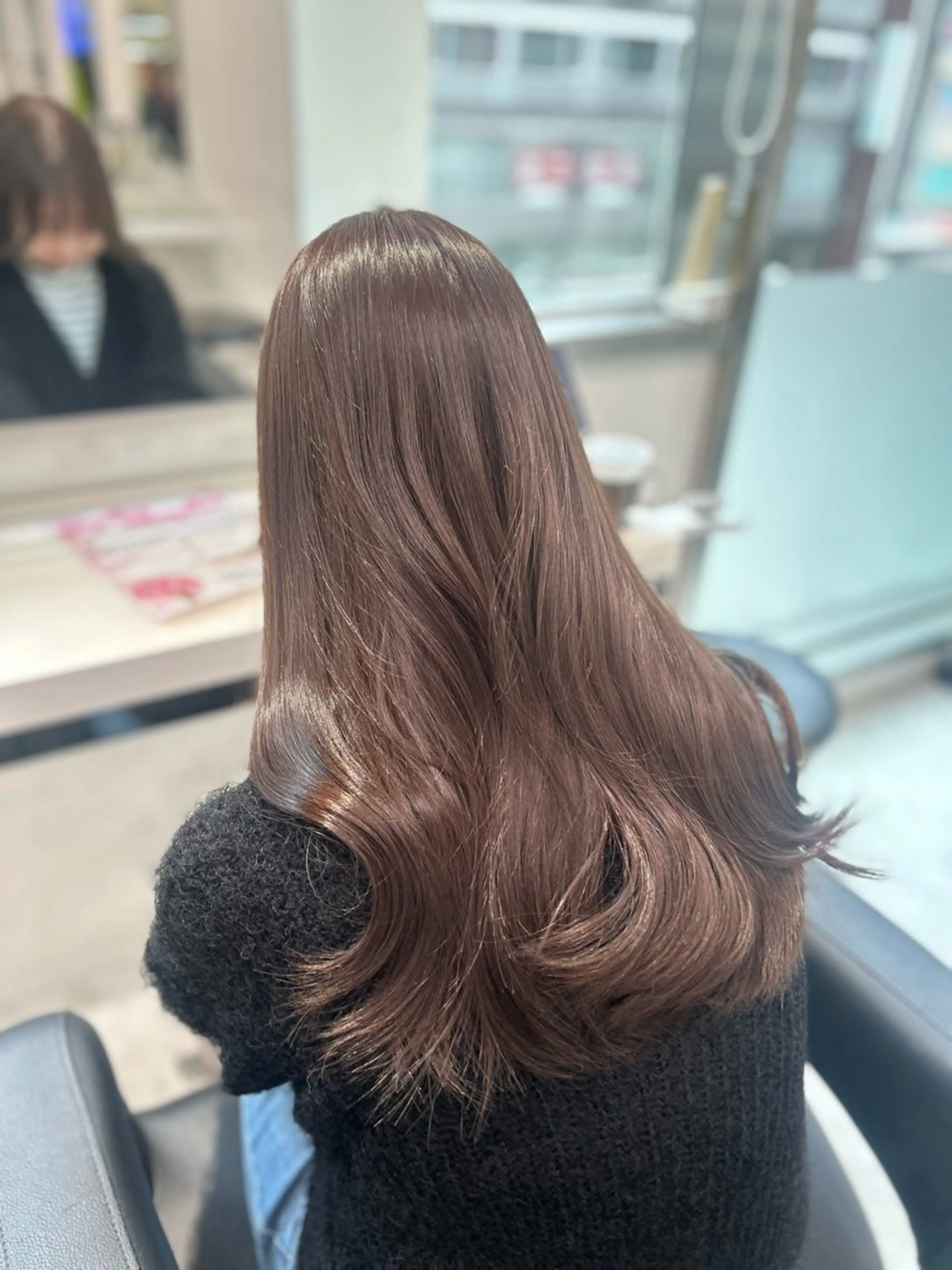 ロング カラー ヘアカラー トリートメント ヘアセット 🩷暖色カラー🩷 BONのヘアスタイル