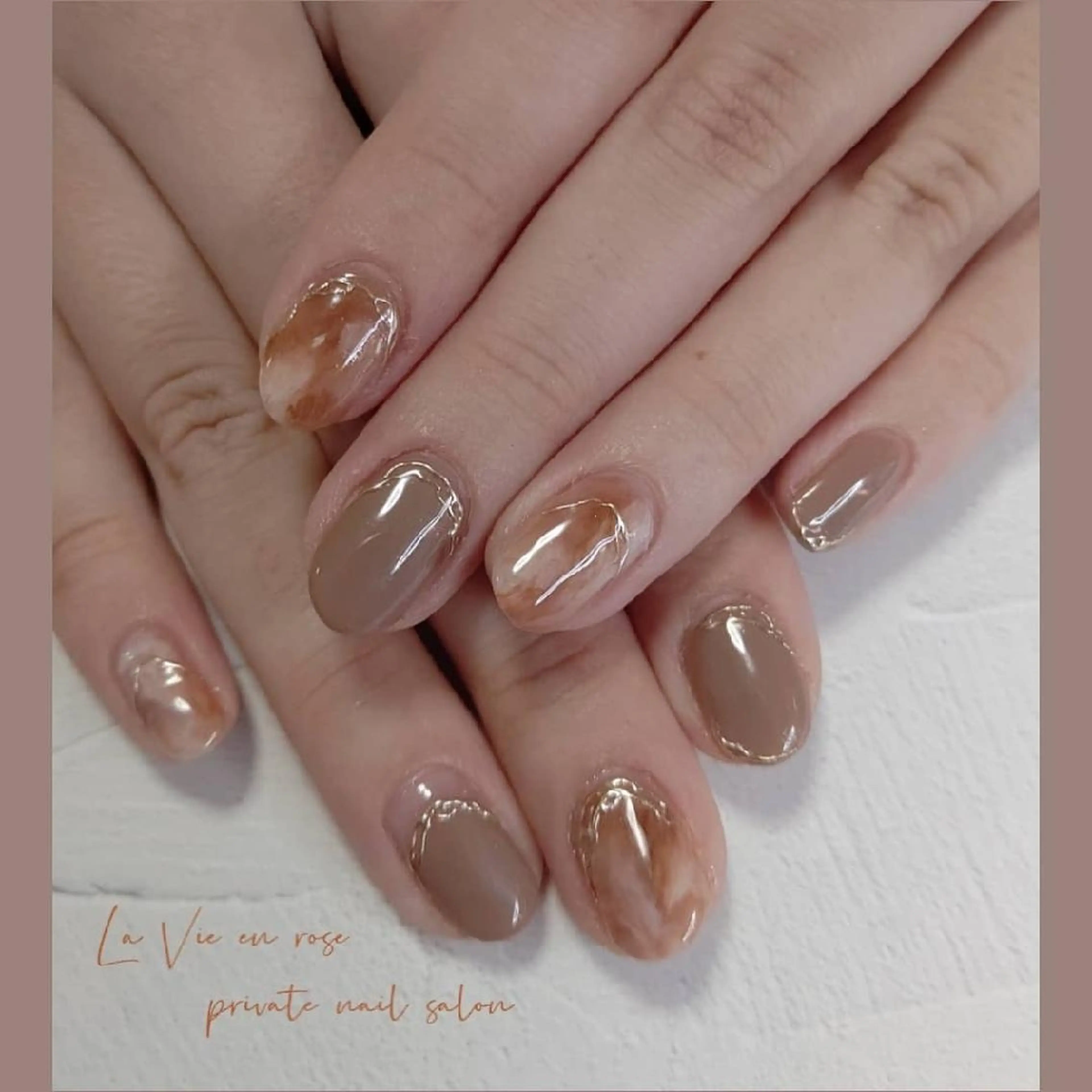 ネイル ラヴィアン ローズのネイルデザイン