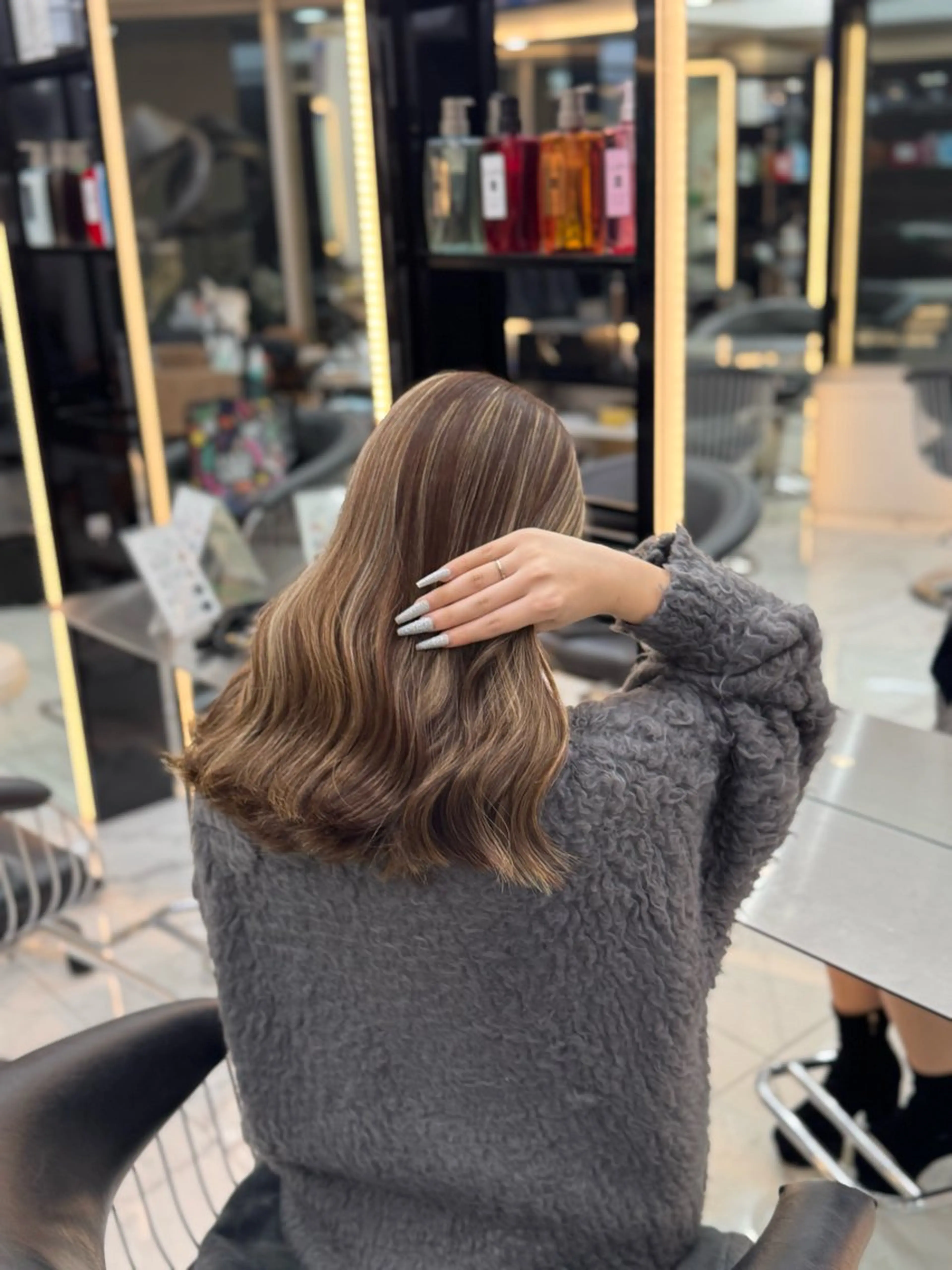セミロング カラー Lapis渋谷本店 Rikoのヘアスタイル