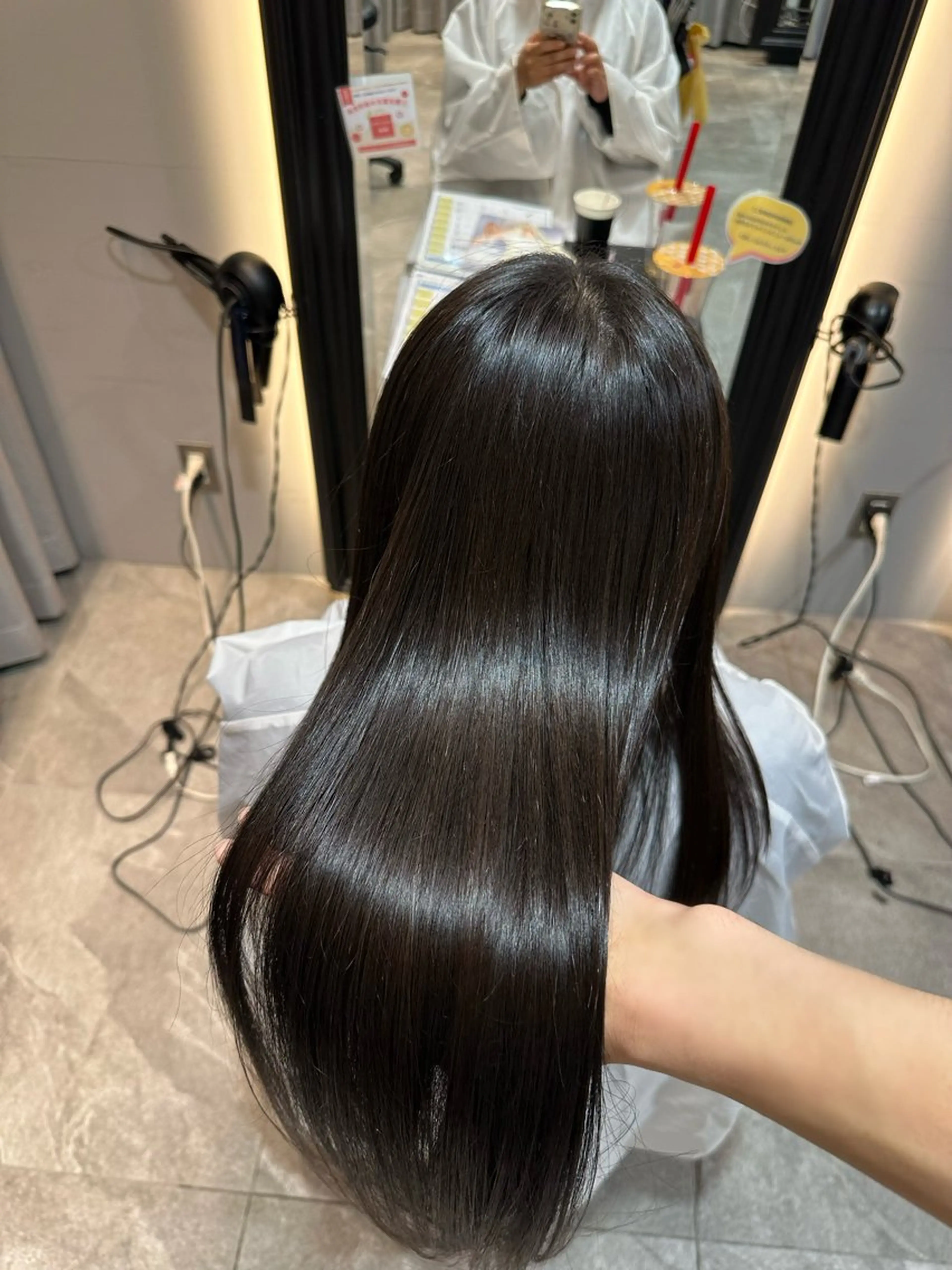 ✨3月限定髪質改善セット✨【👼🏻艶髪酸性ストレート+似合わせカット+資生堂サブリミック髪質改善stepトリートメントの写真