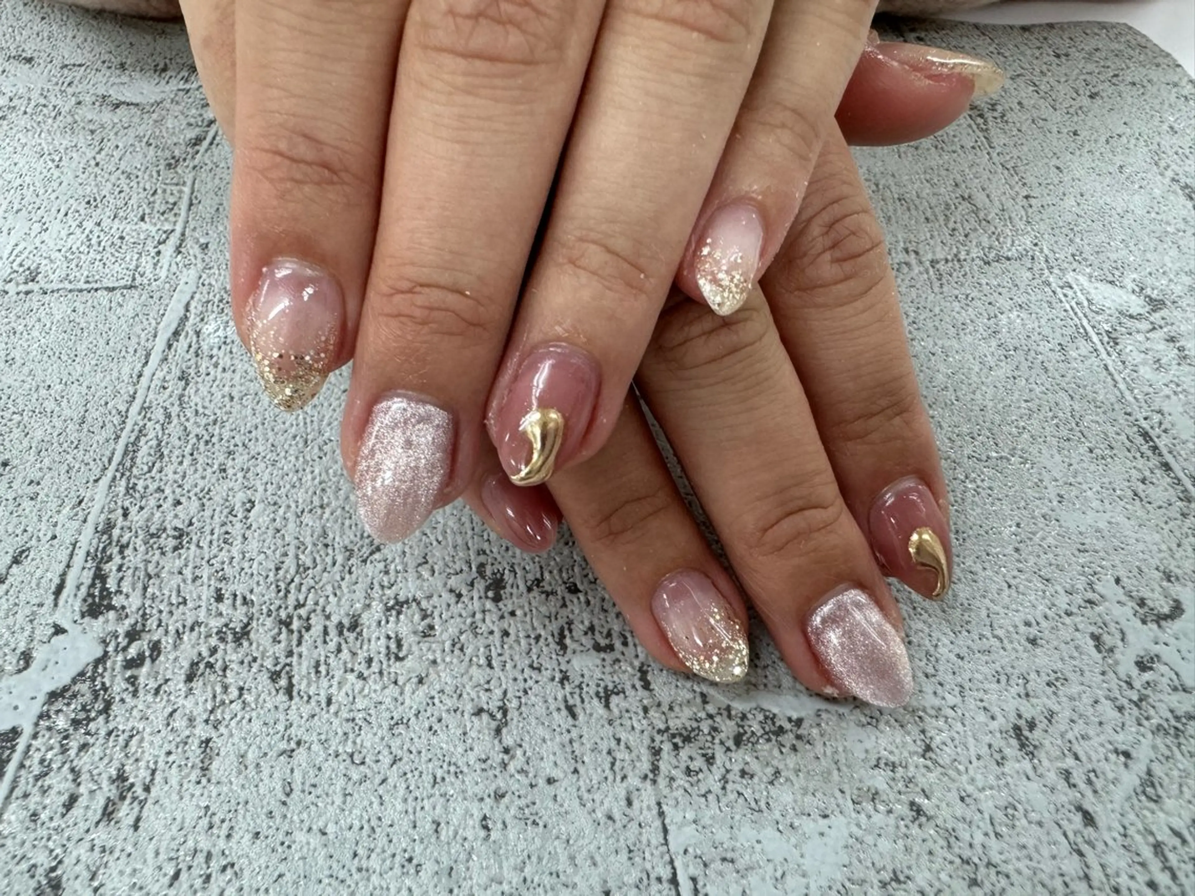 ネイル ピンク CanｌDressy SOBATAのネイルデザイン