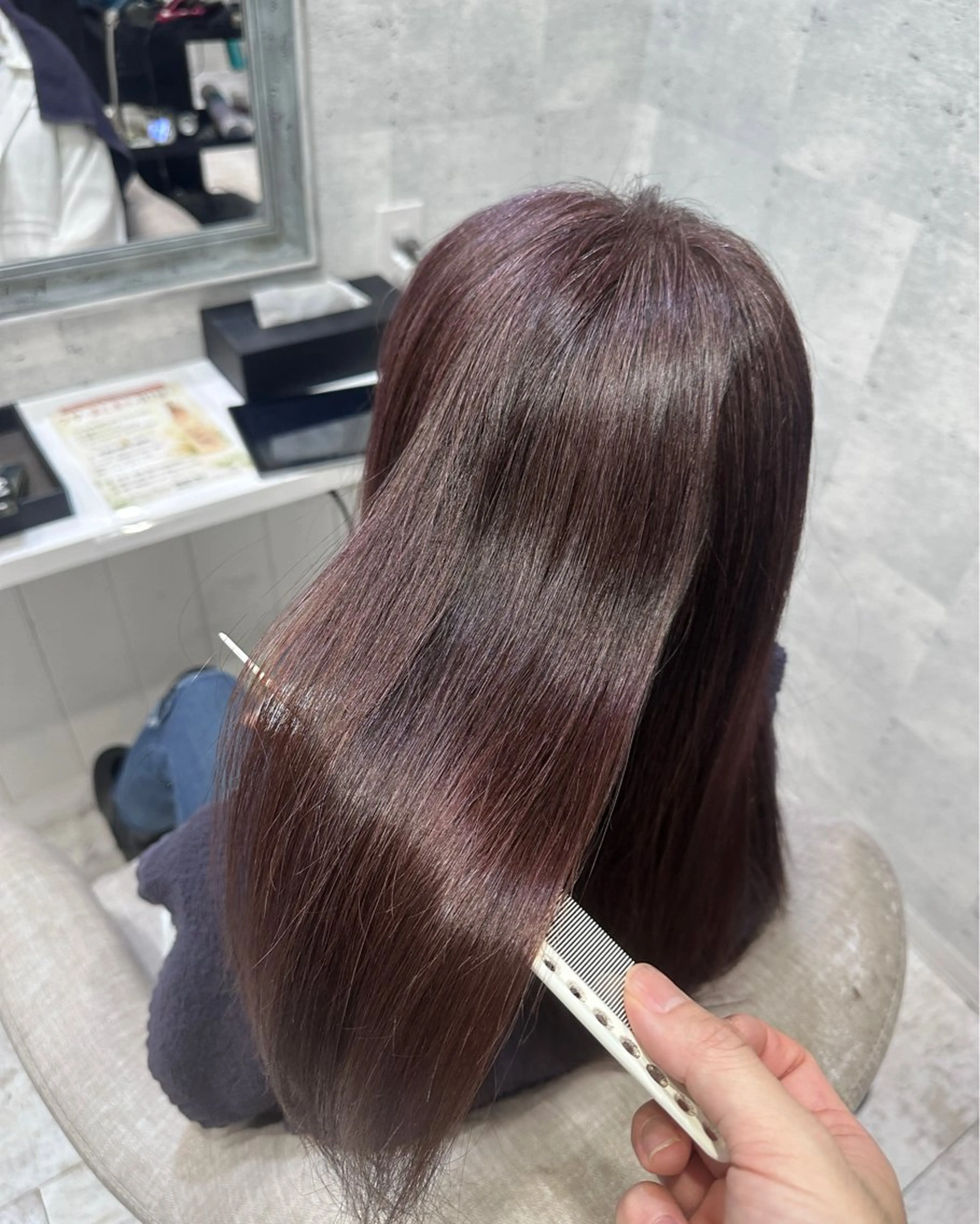 ロング カラー カット ヘアカラー トリートメント 西山 将太のヘアスタイル