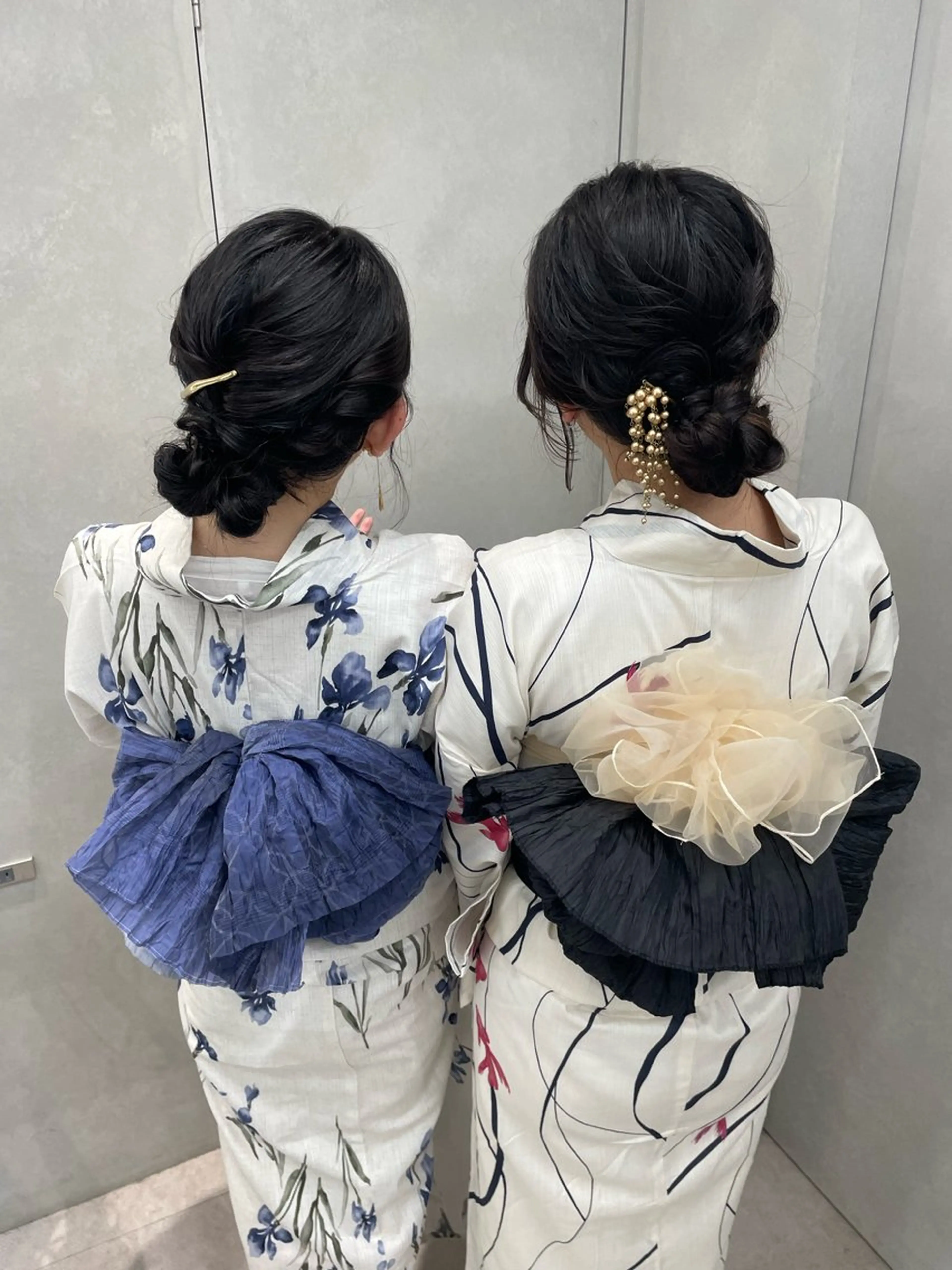 セミロング ヘアセット 卒業式ヘアセット🎀 ヘアアレンジのヘアスタイル