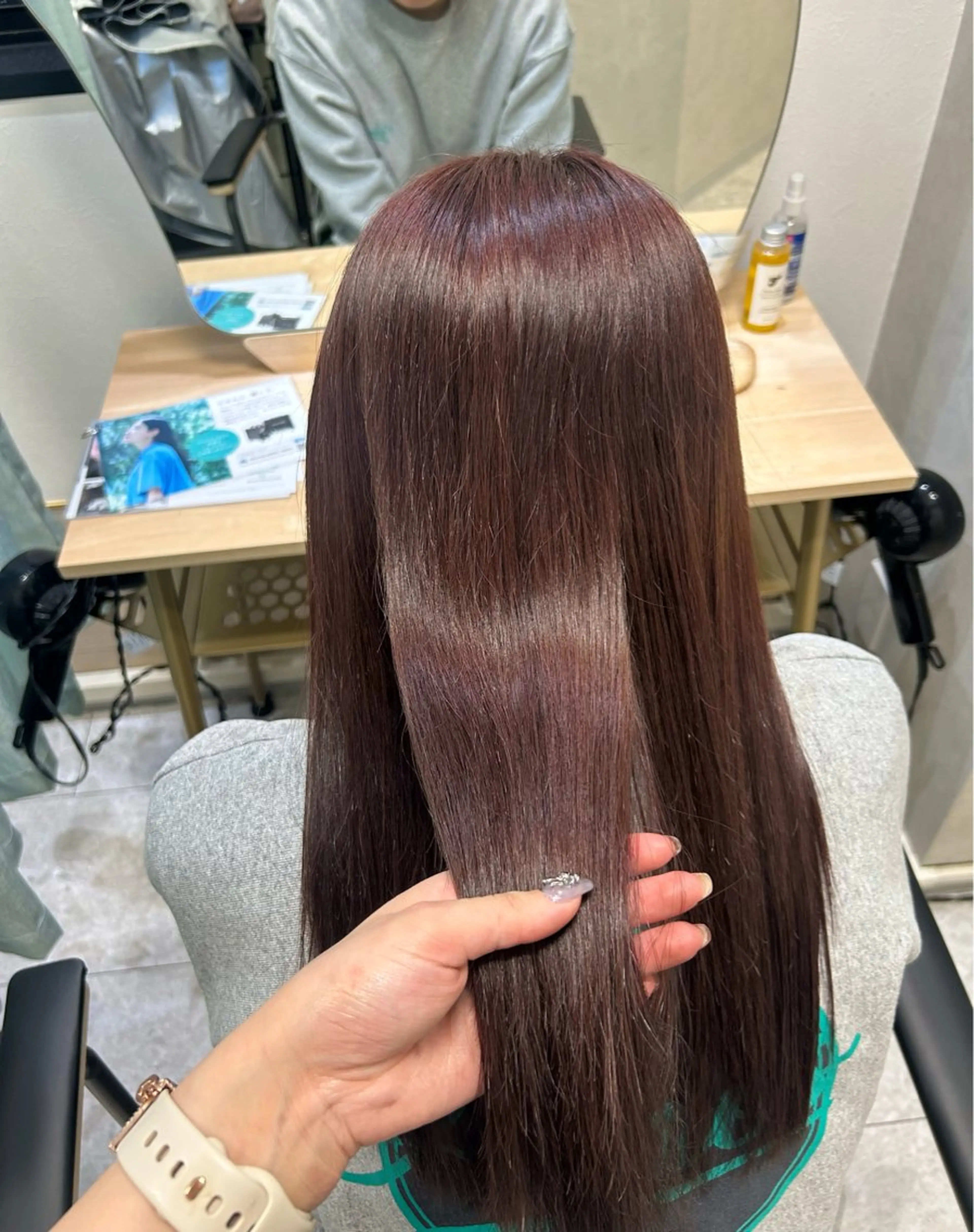 ロング カラー ヘアカラー トリートメント TELAHAIR🎀 ミノリのヘアスタイル
