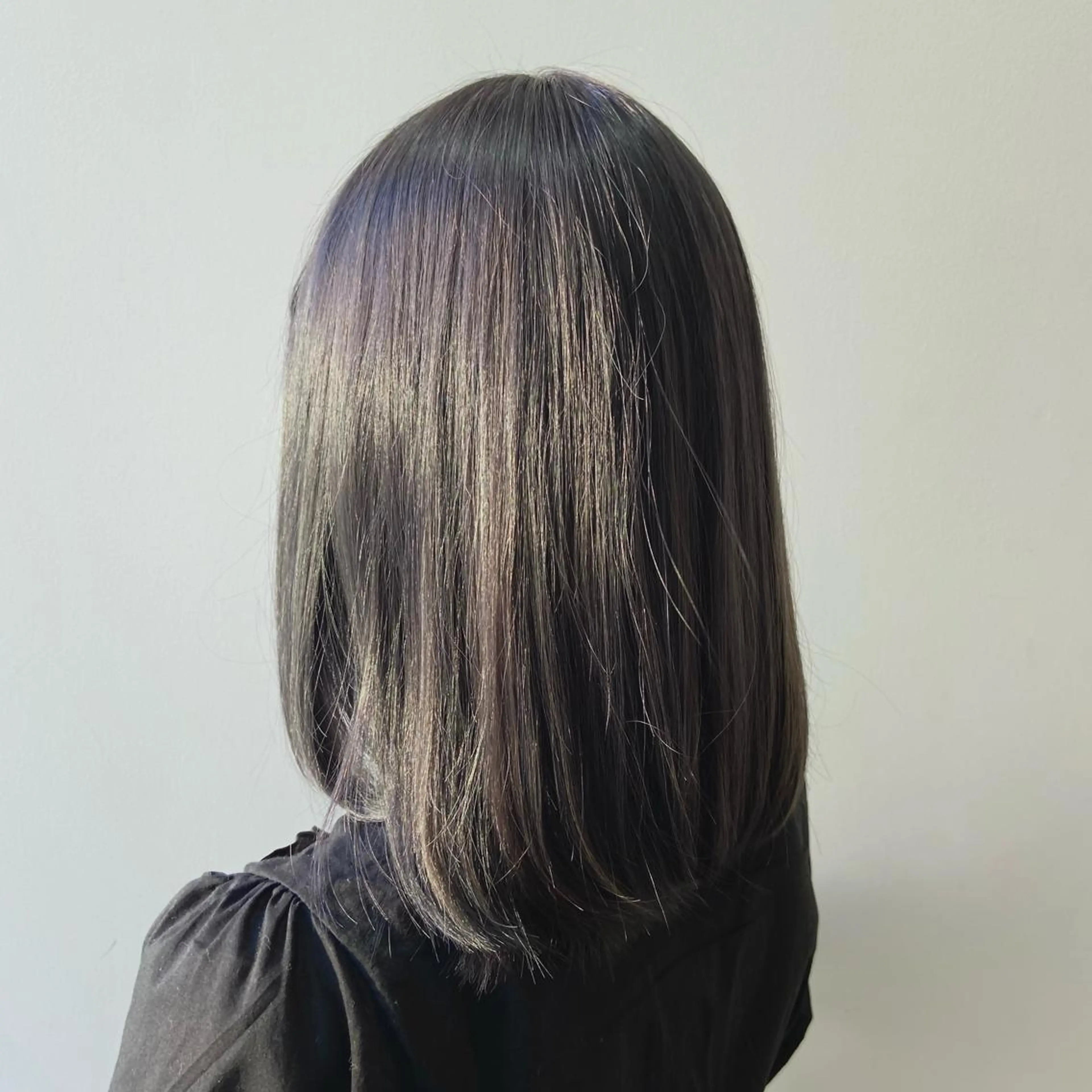 ミディアム ヘアカラー 棚橋 光海のヘアスタイル