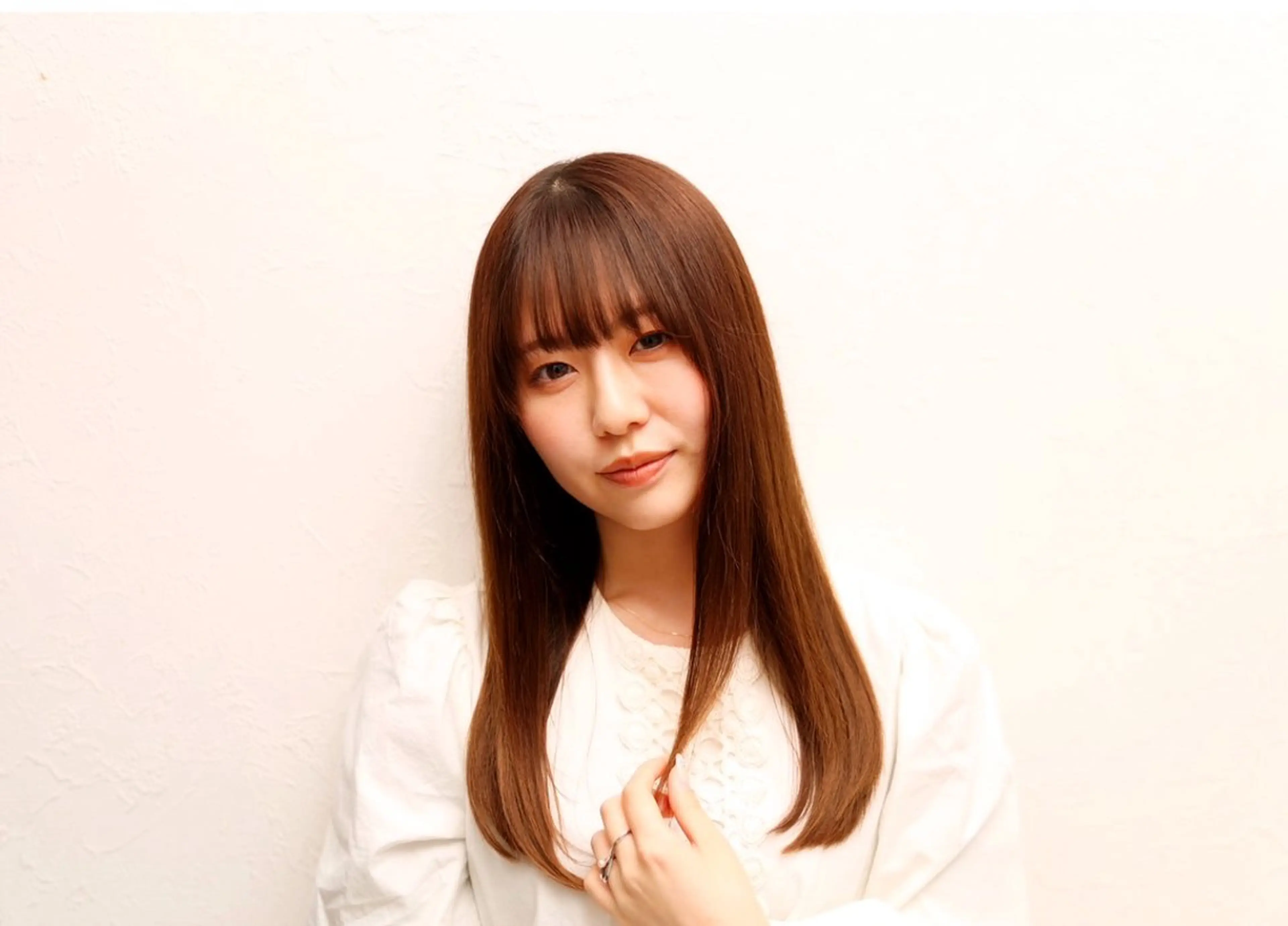 ロング 横澤 愛里のヘアスタイル