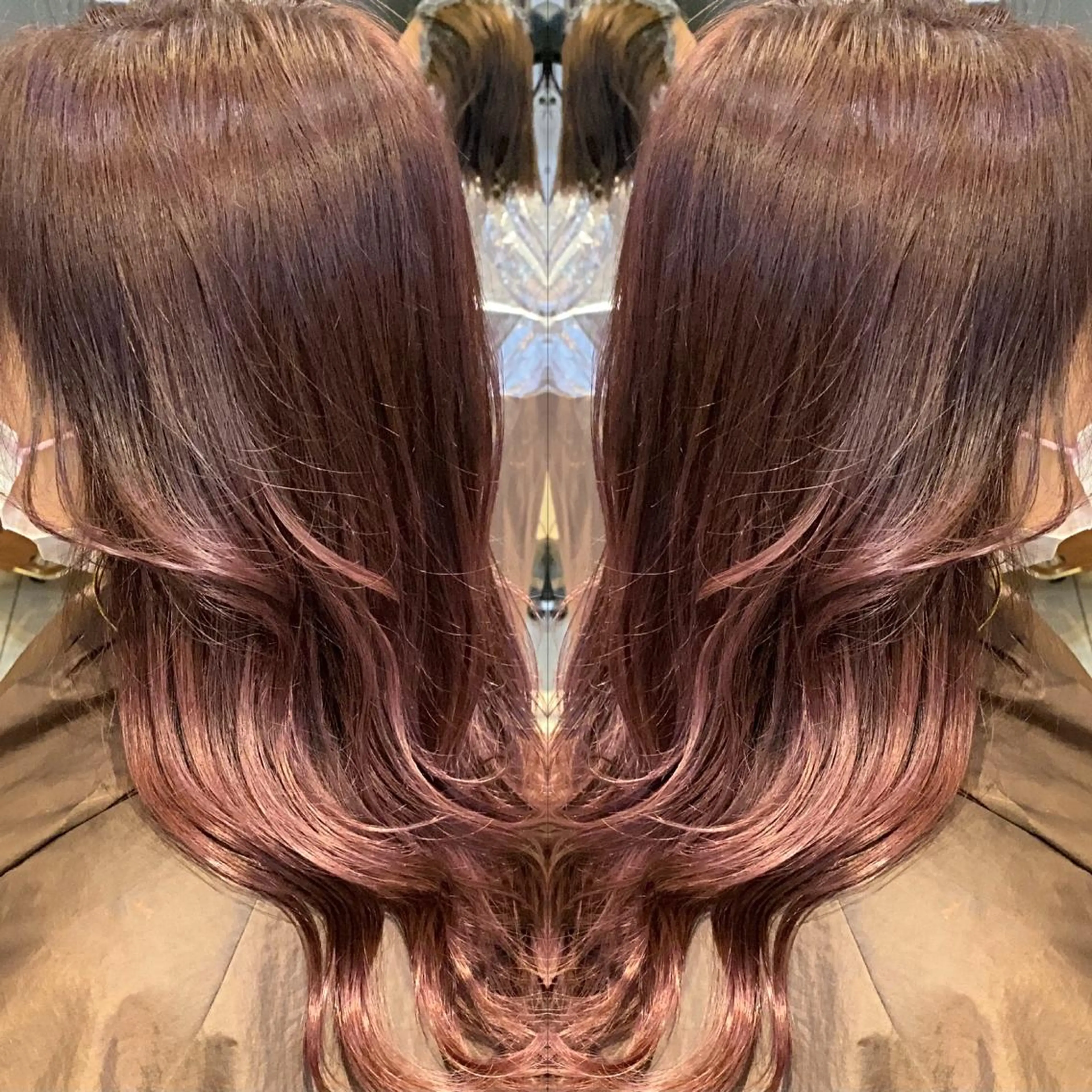 ロング 比嘉 翼のヘアスタイル