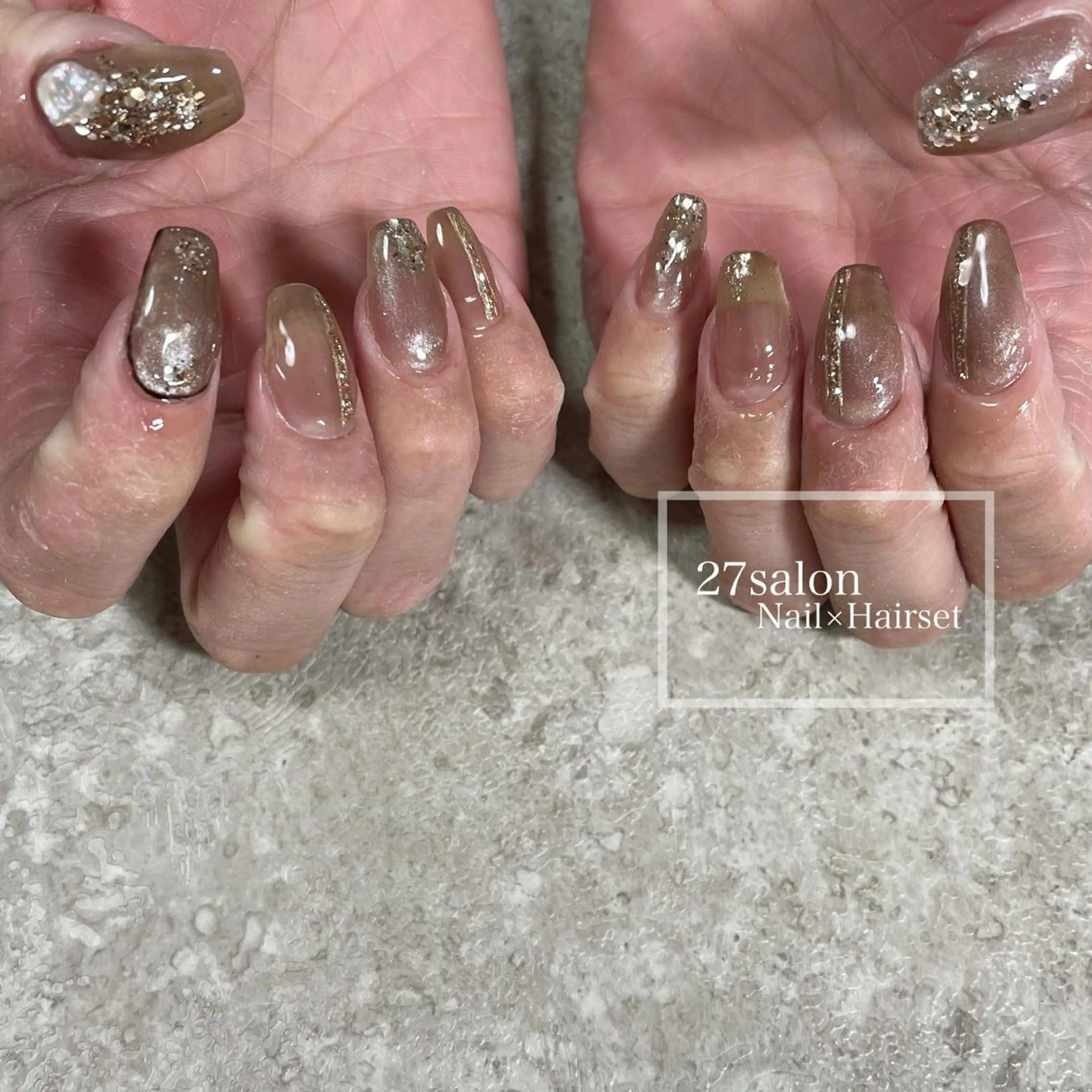 ネイル ニュアンスネイル 27salon yuinaのネイルデザイン