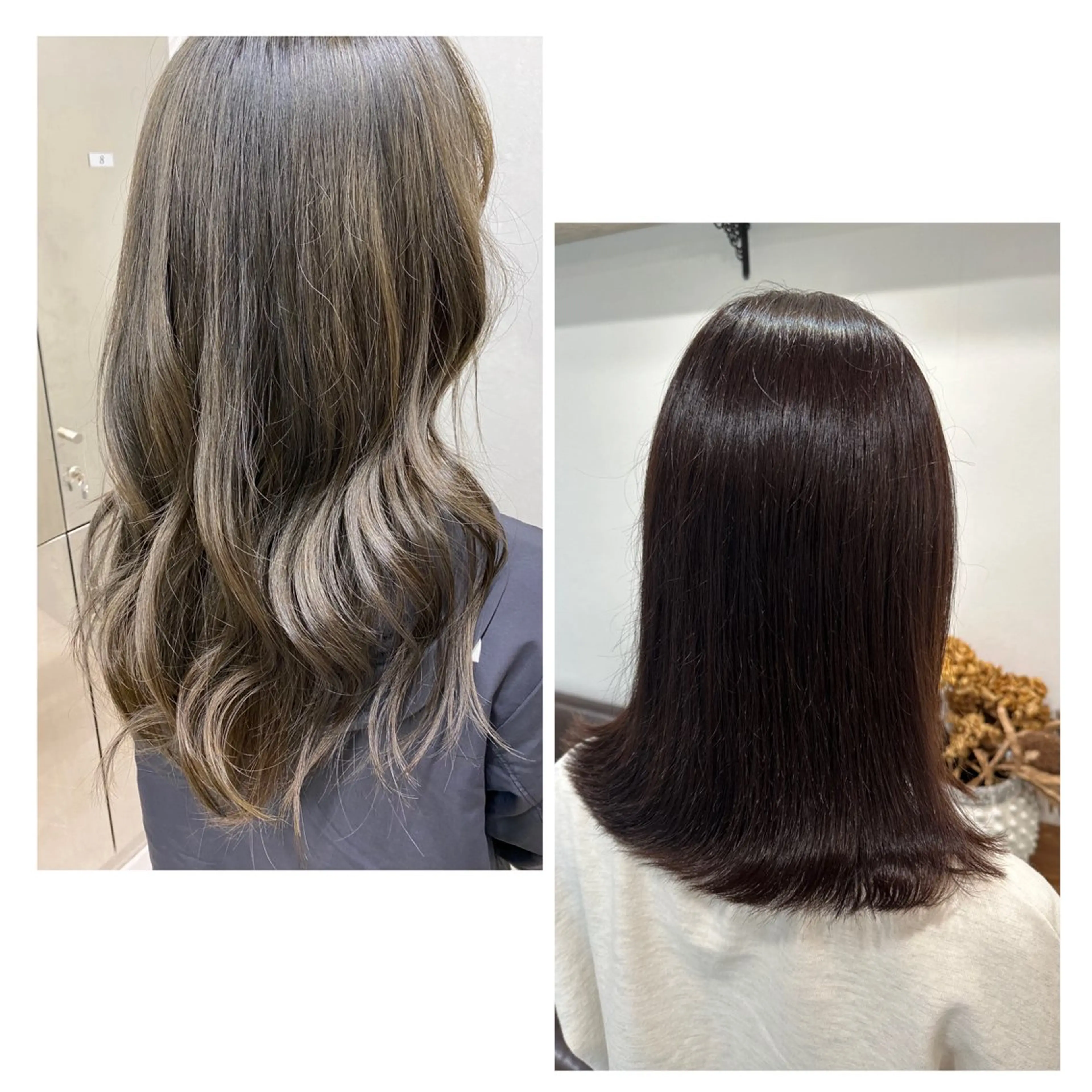 カラー 髪質改善 tiravento 南船場店所属・nana 韓国スタイル🇰🇷のヘアスタイル