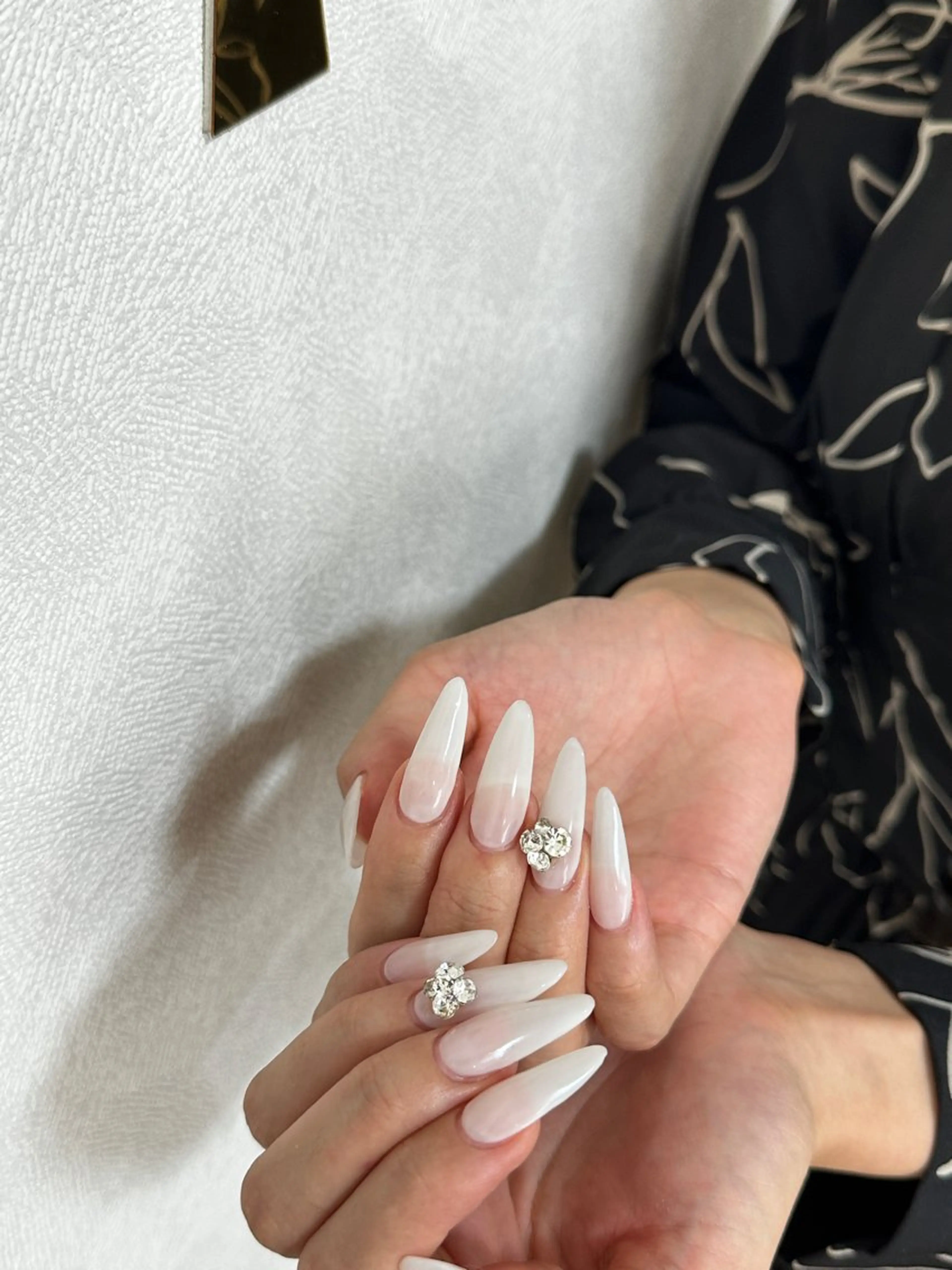 ネイル Kaka_ パラジェル、長さだしのネイルデザイン