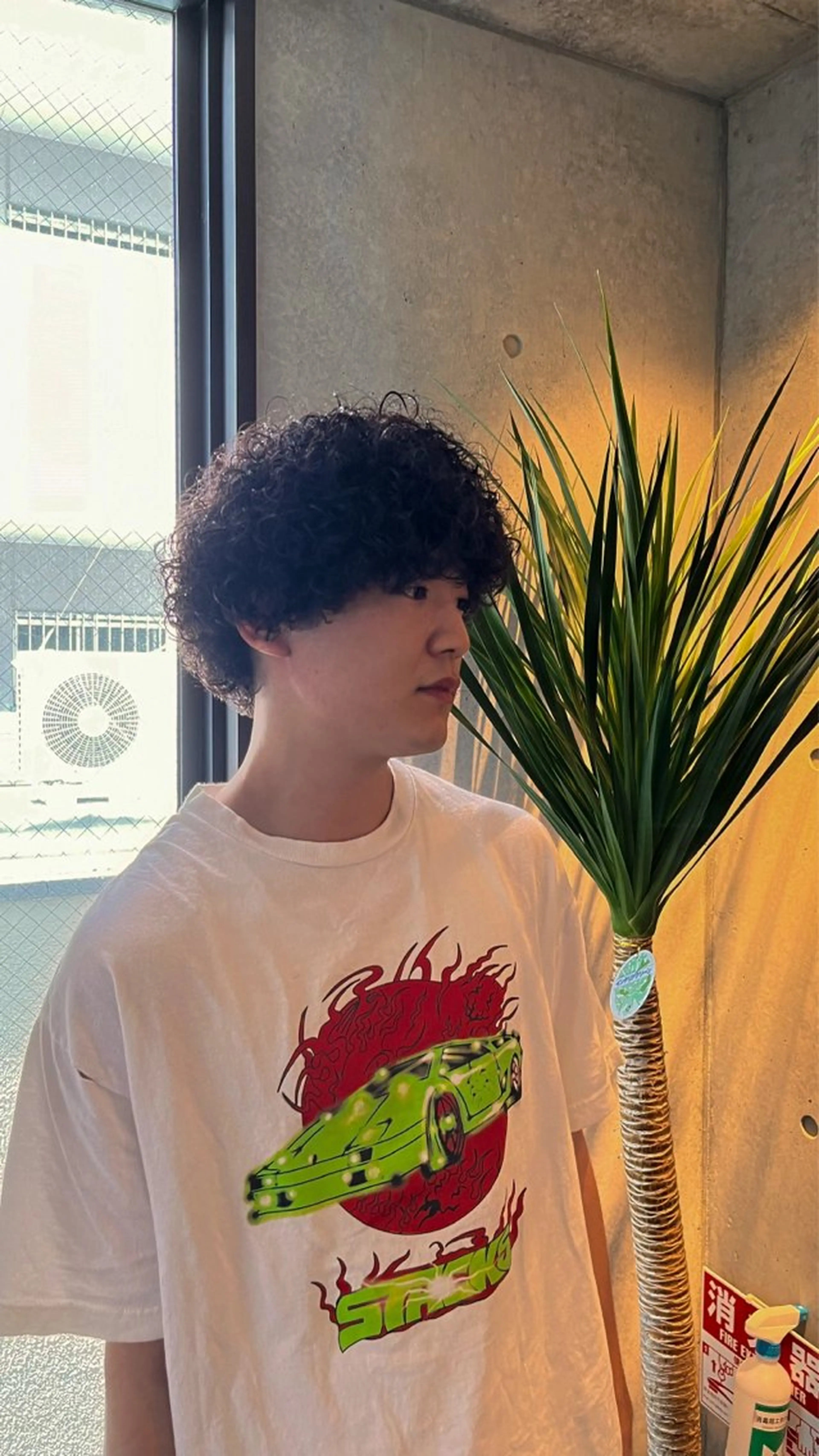 パーマ メンズ グレージュ|くすみ× 透明感|kazutoのヘアスタイル