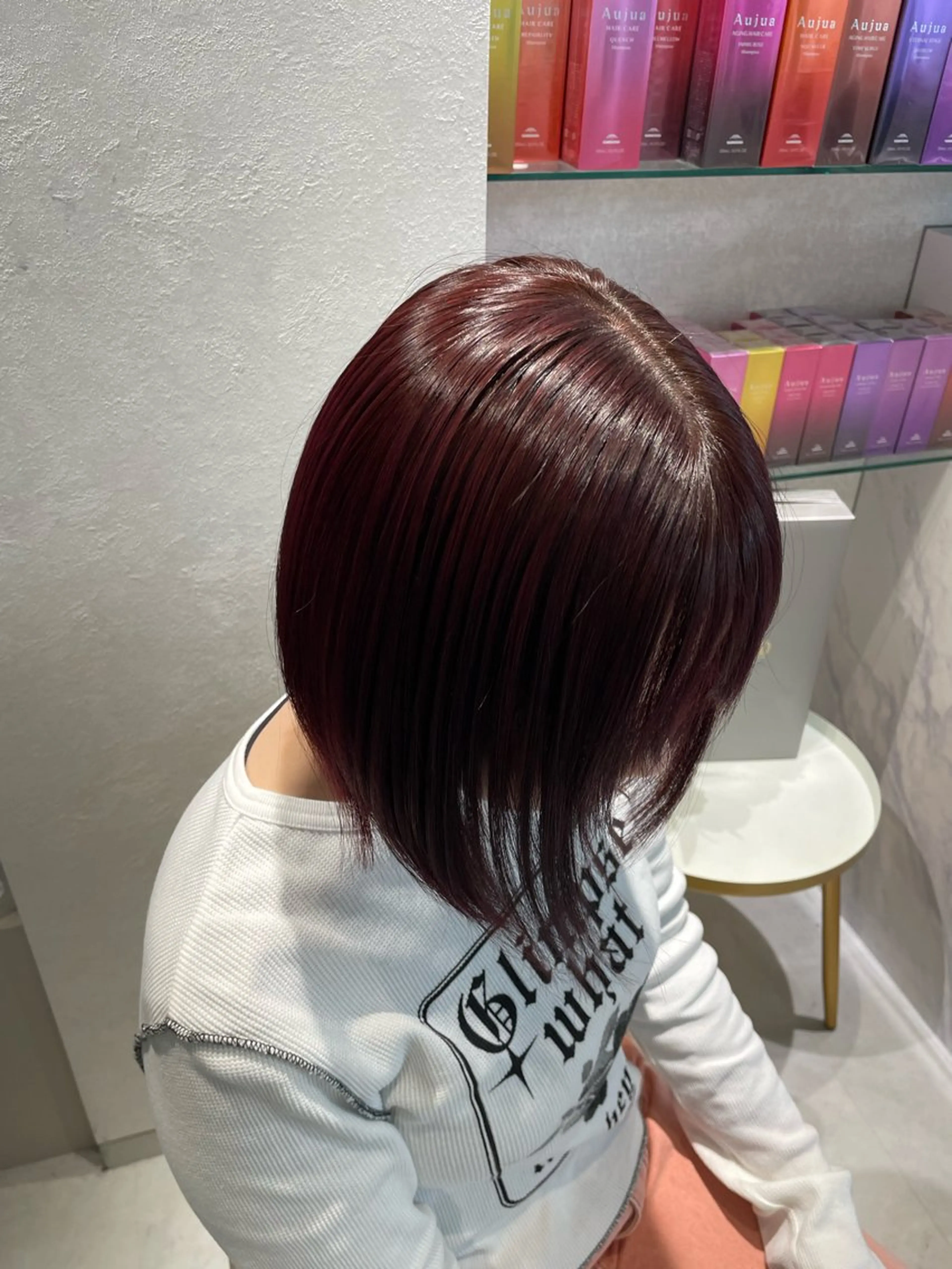 セミロング 半個室サロンyoures hair 髪質改善トリートメント東新宿店所属・榊原竜弥 髪質改善/美髪作りのヘアスタイル